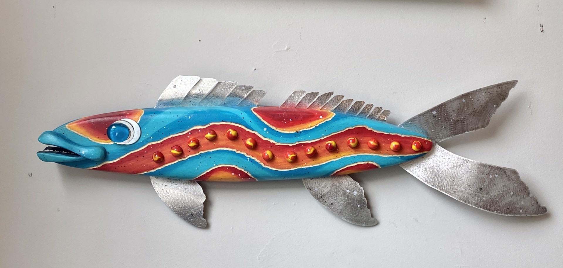 “Just Marbleoso” Painted Fish by Jo Watson