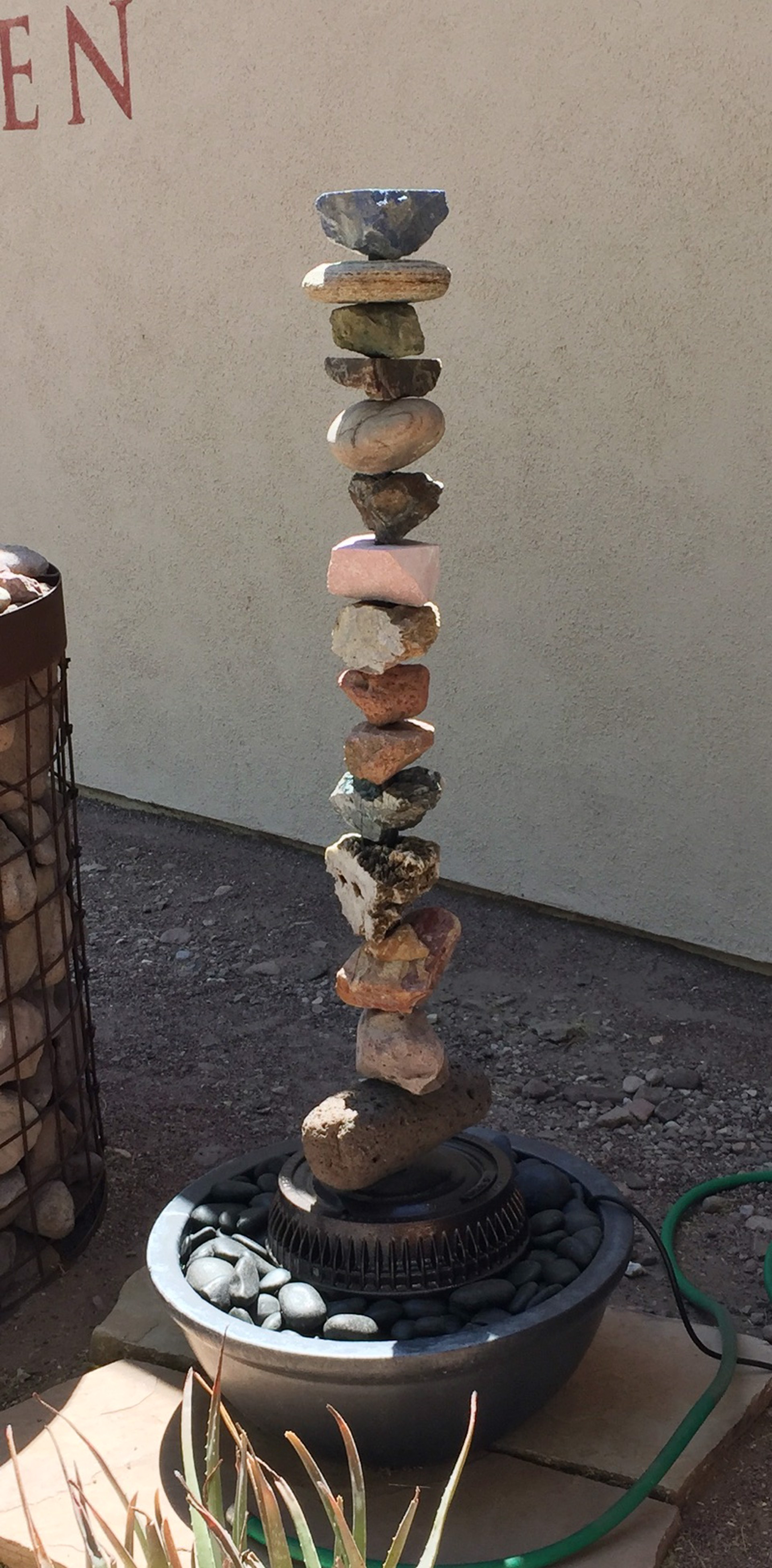 Stone Fountain - Smart Rock by Gerald Dumont