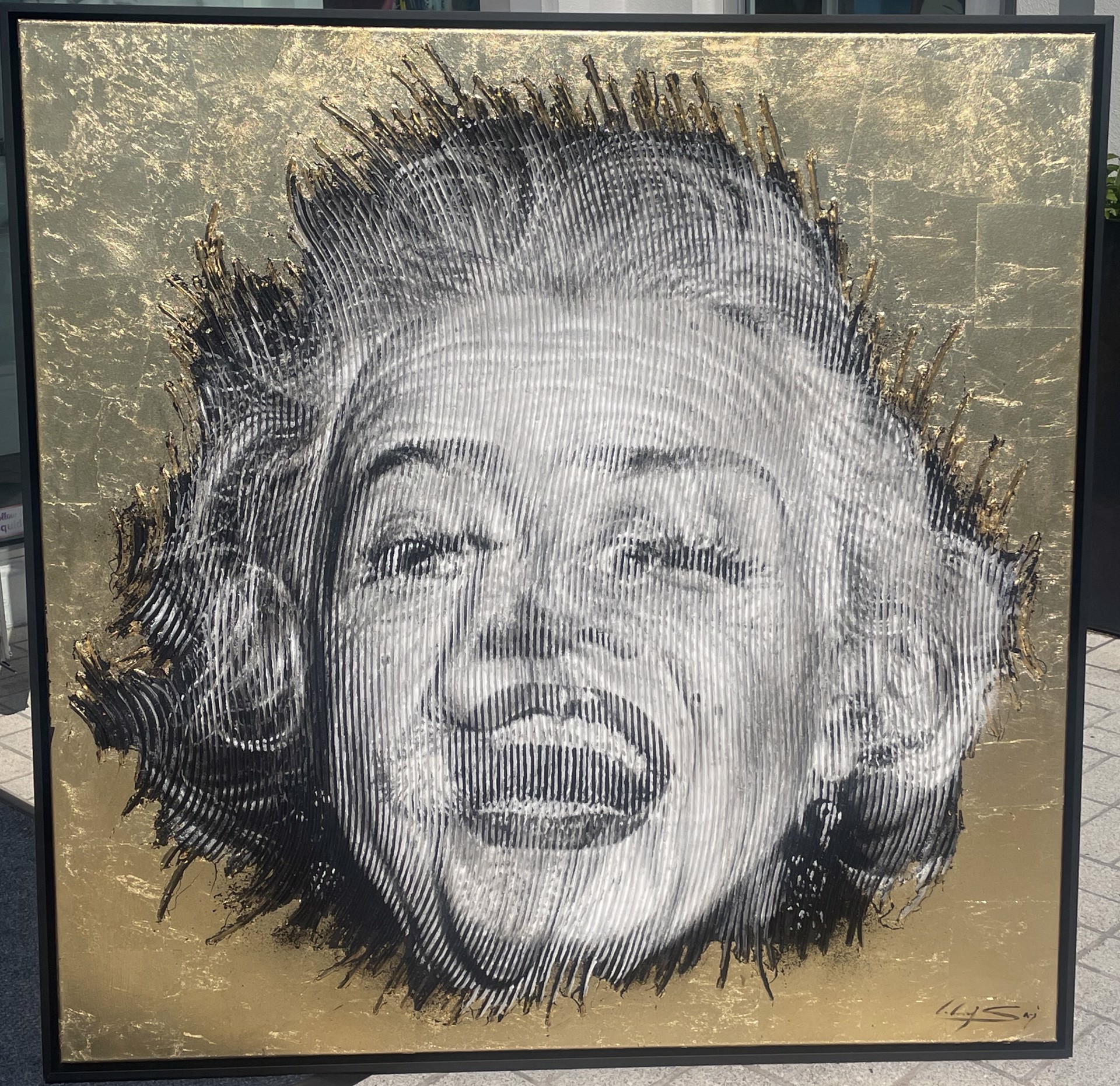 Beauty AND Brains - Gold [SOLD] by Sergi Cadenas