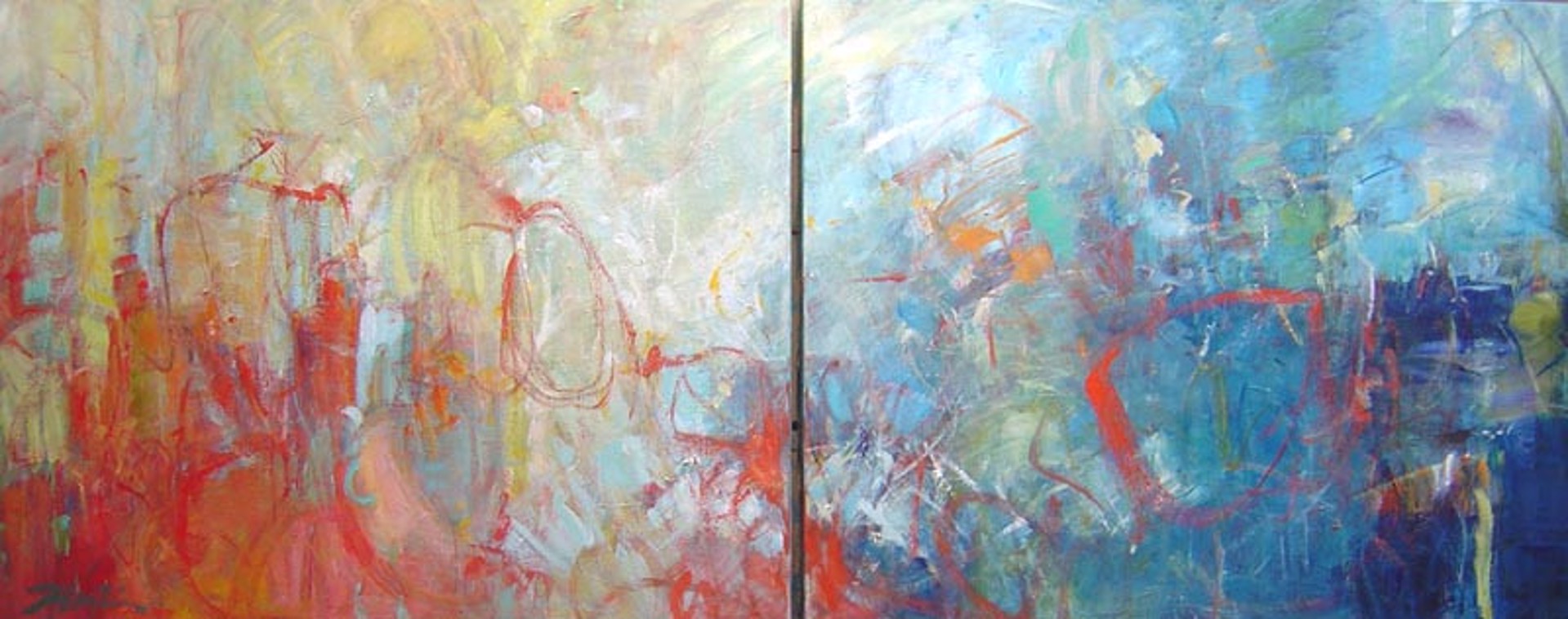 Discovery Diptych by Debbie Martin