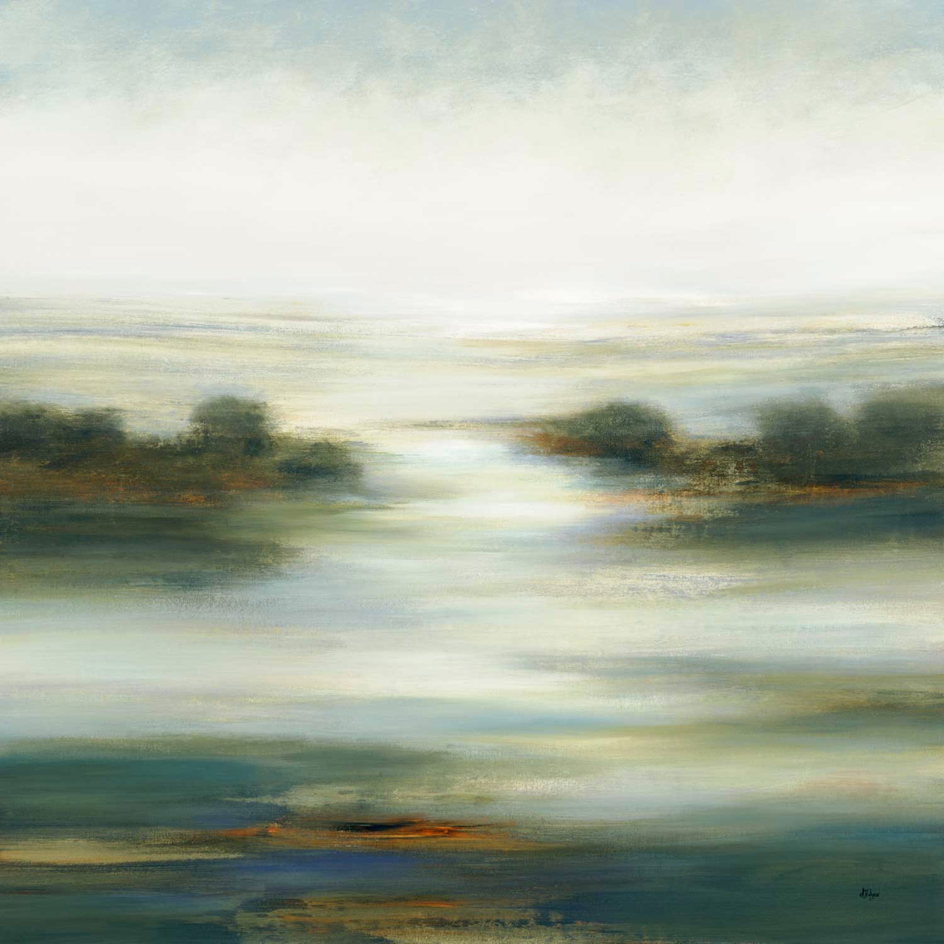 Peaceful Scape by Lisa Ridgers