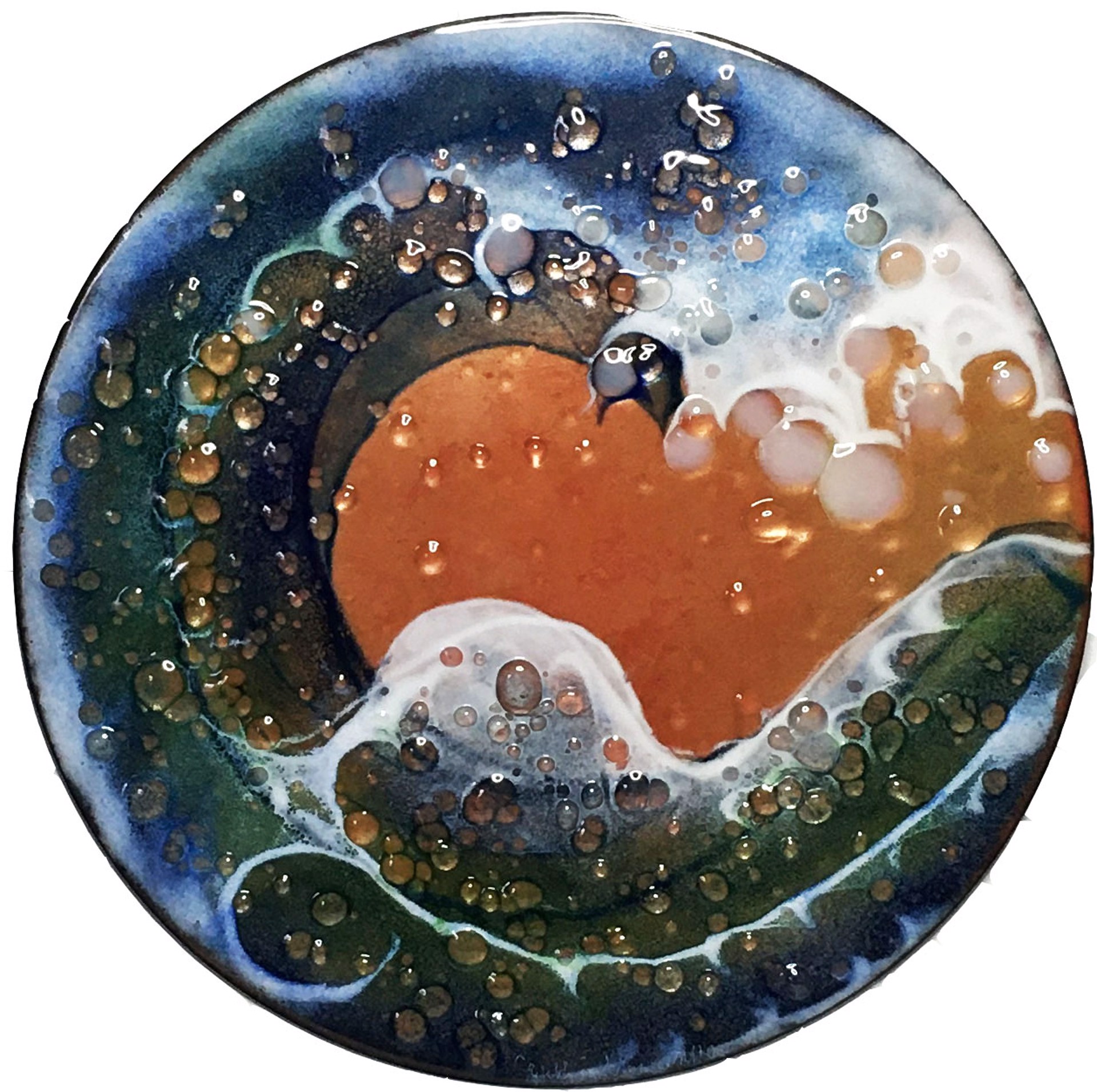 Wave Disc by Cynthia Miller