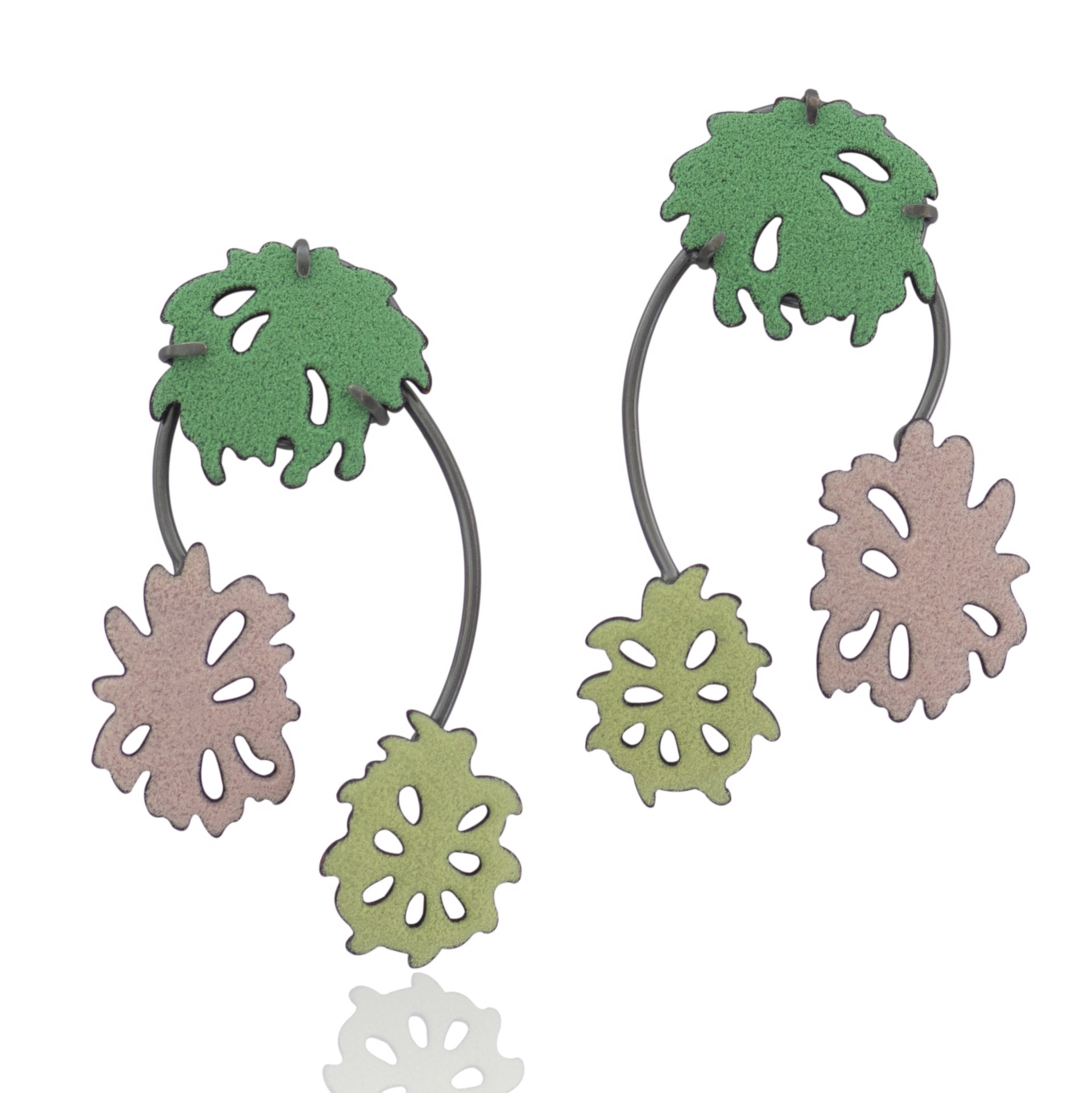 Palm Earrings by Joanna Nealey