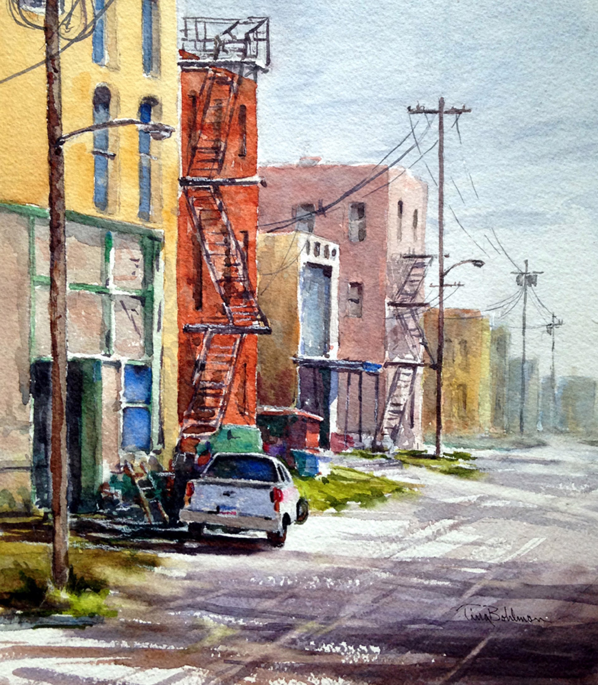 Back of Main Street by Tina Bohlman