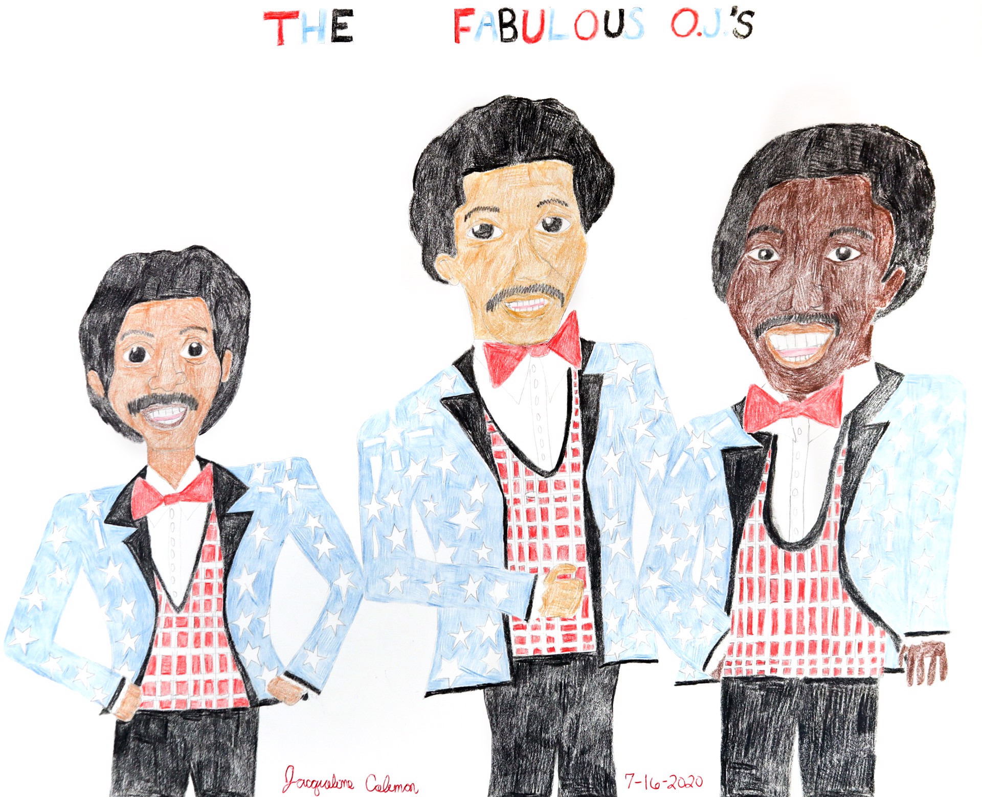 The Fabulous O'Jays (FRAMED) by Jacqueline Coleman