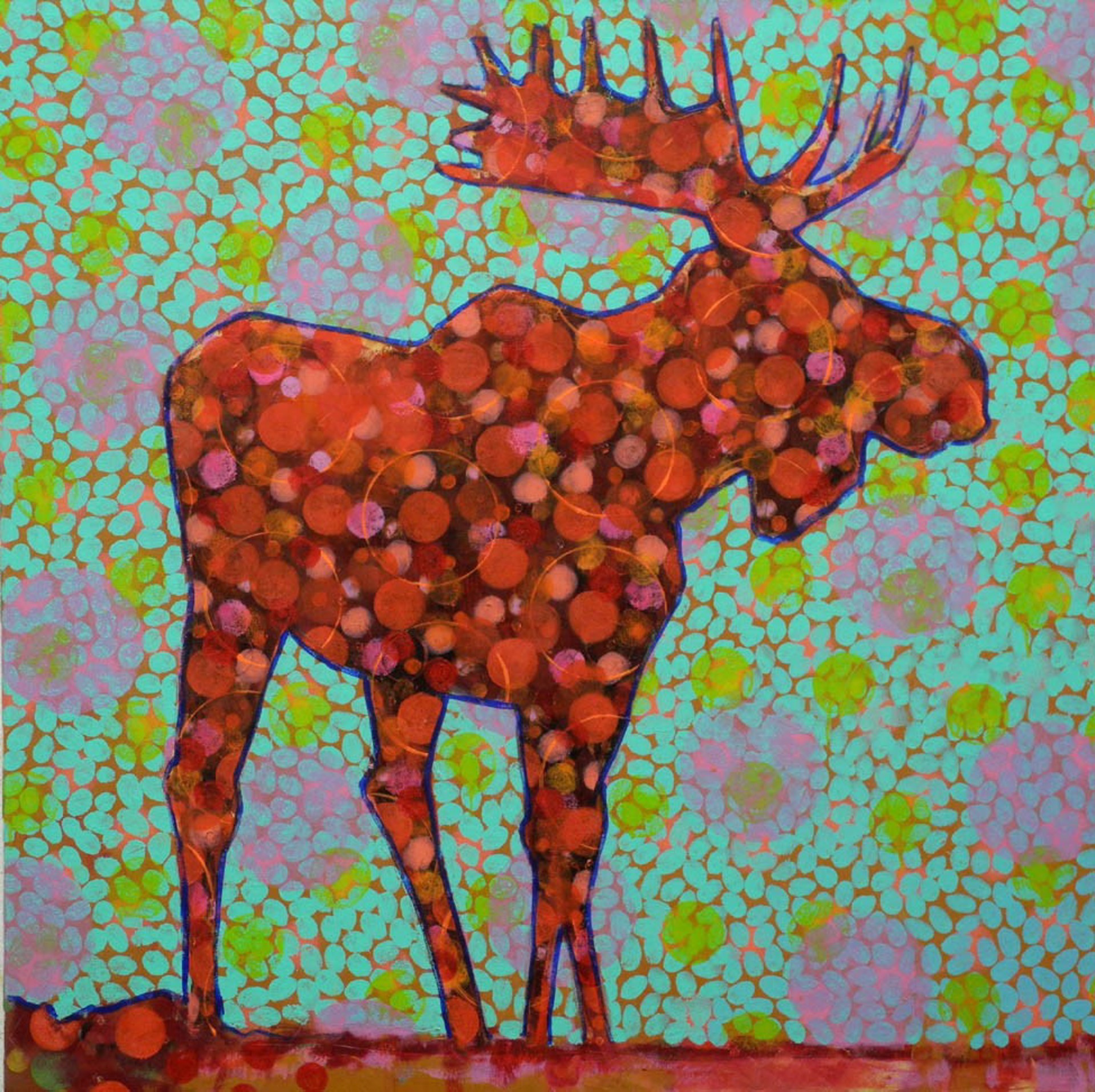 Animal Painting #022-2188 by Les Thomas
