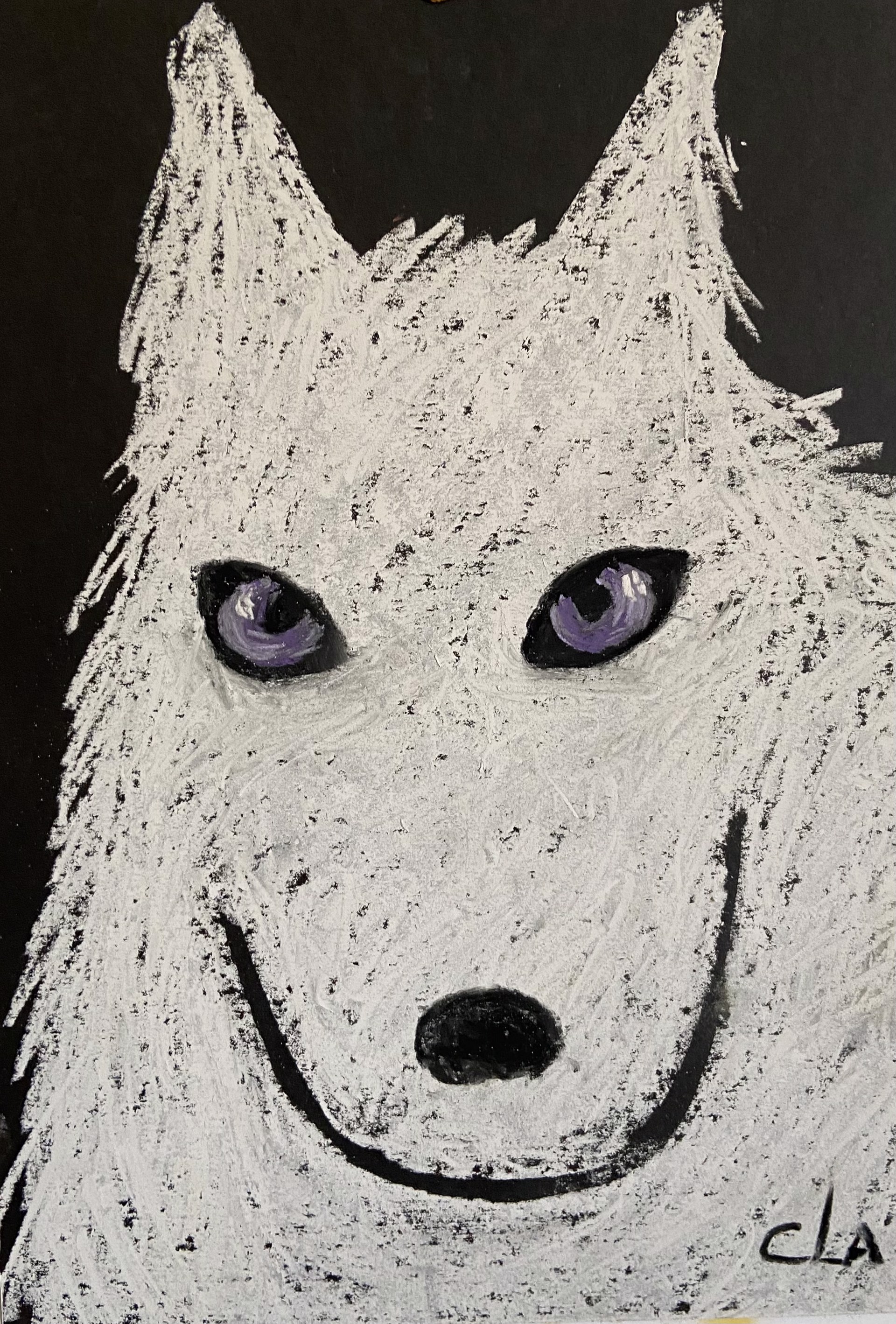 Young Wolf: Powder by Carole LaRoche