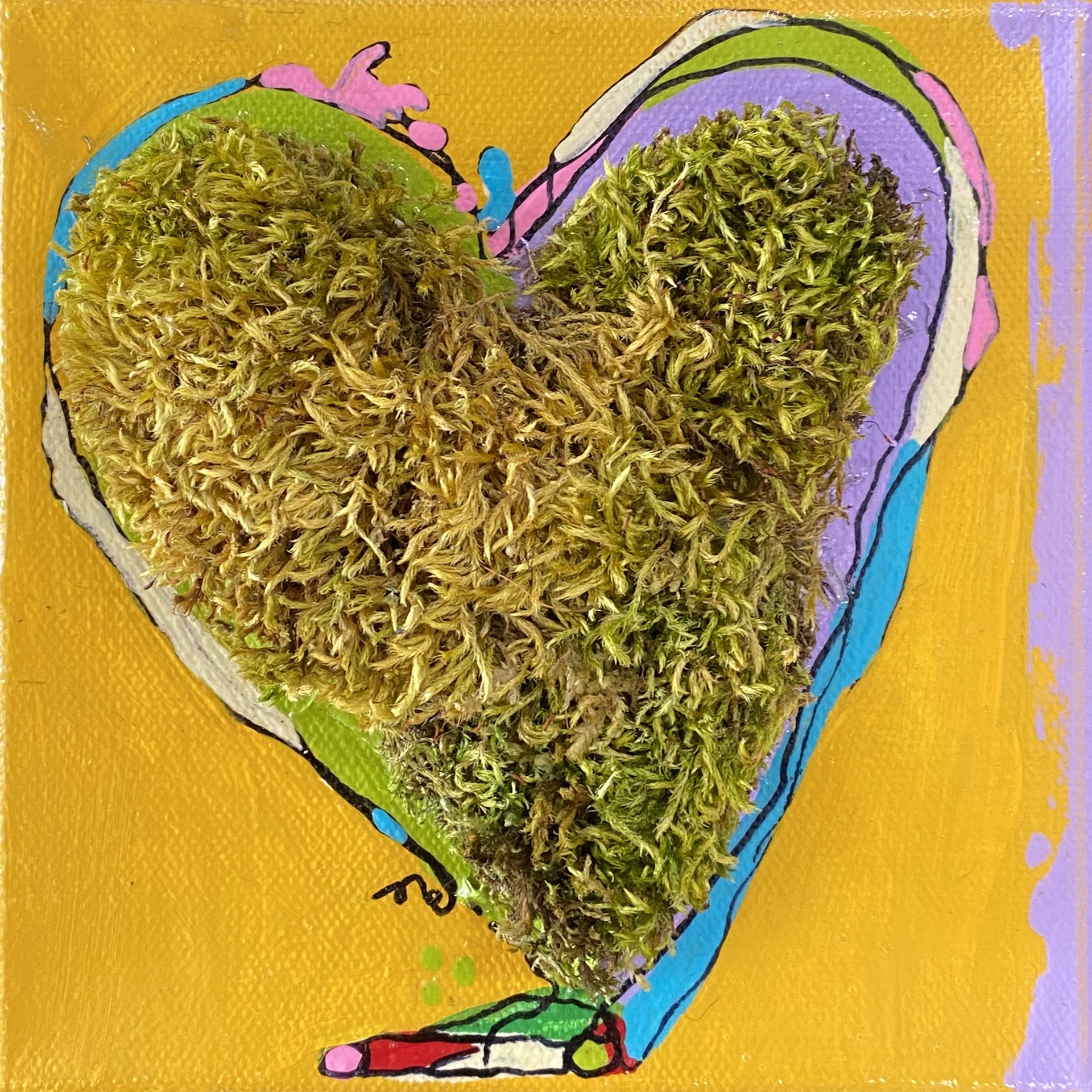 Mossy Hearts 2 by Lyndell Palermo