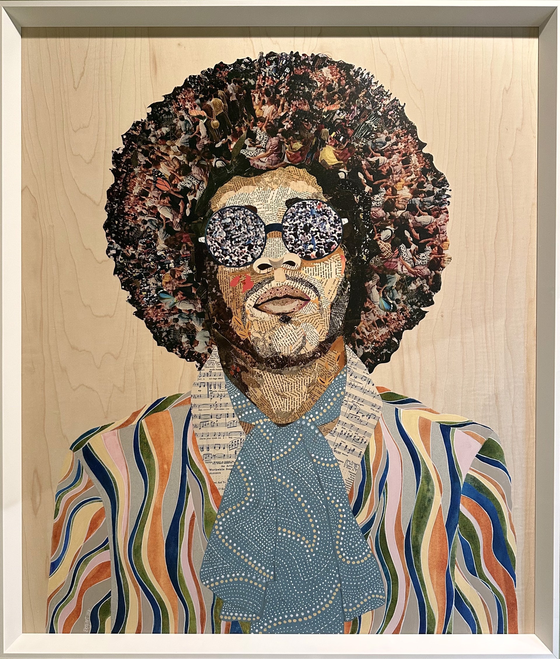 Jimi Hendrix (archival print) by Brenda Bogart