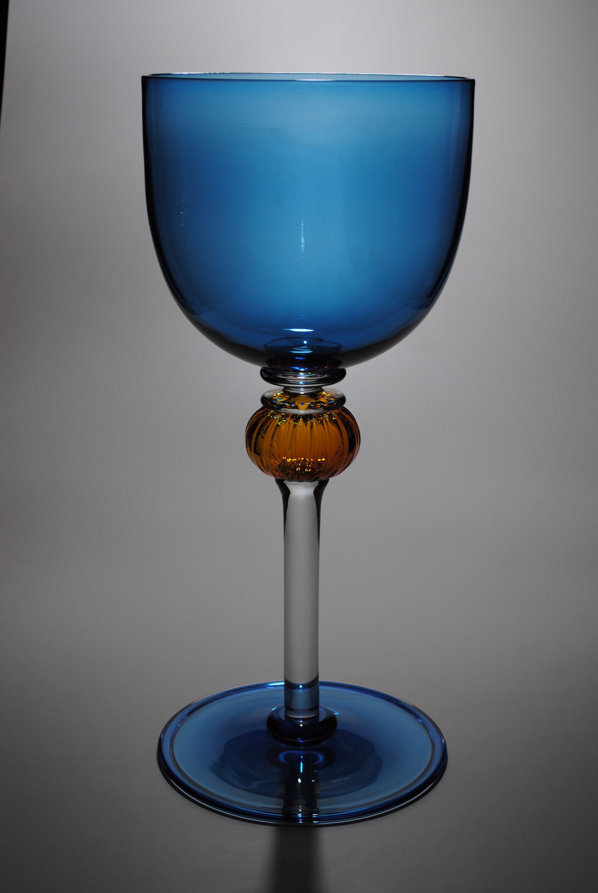 "High Volume" Turquoise Goblet by JOHN MILLER