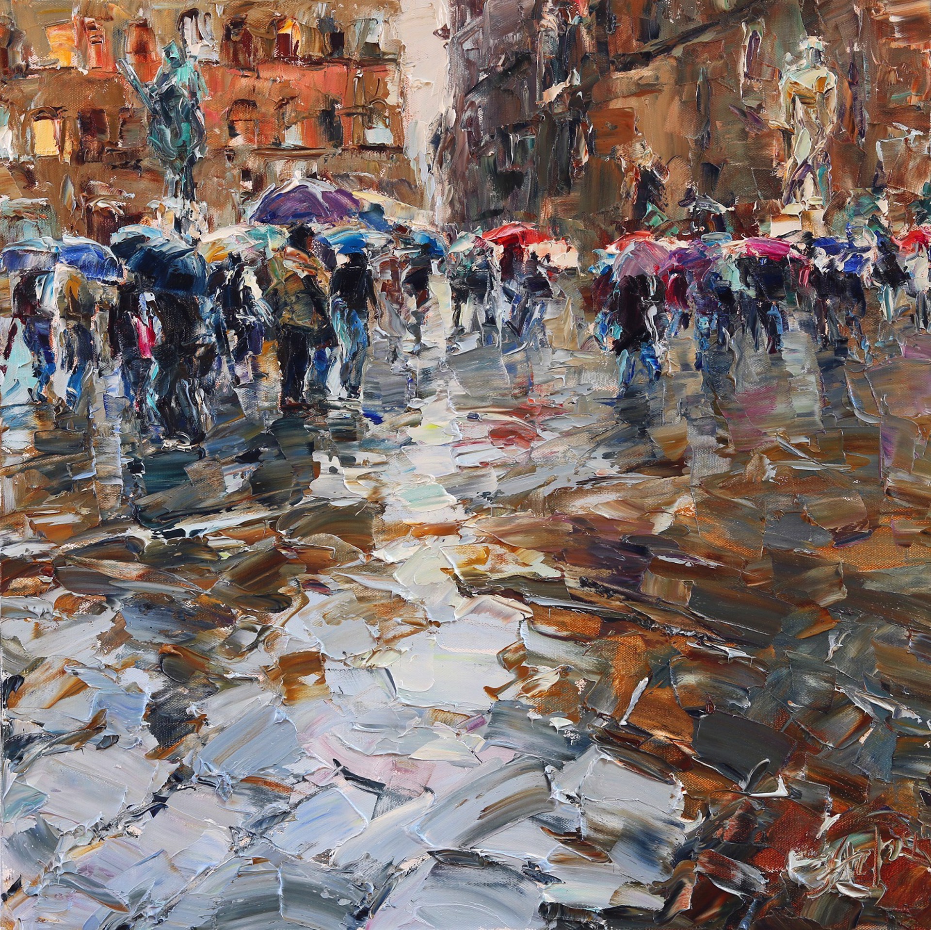 Rainy Florence by LYUDMILA AGRICH