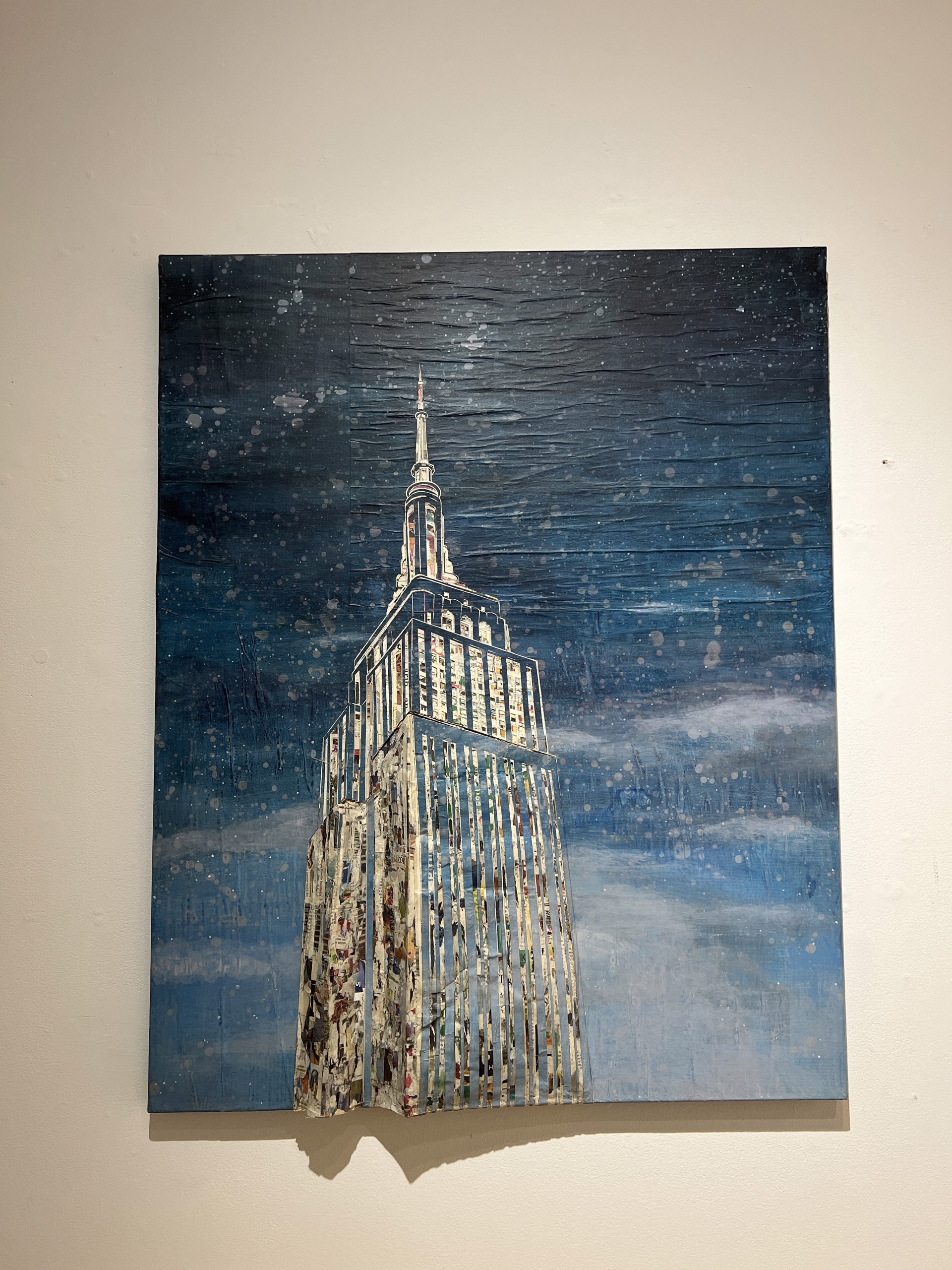 Empire State Building in the early evening by Yeji Moon