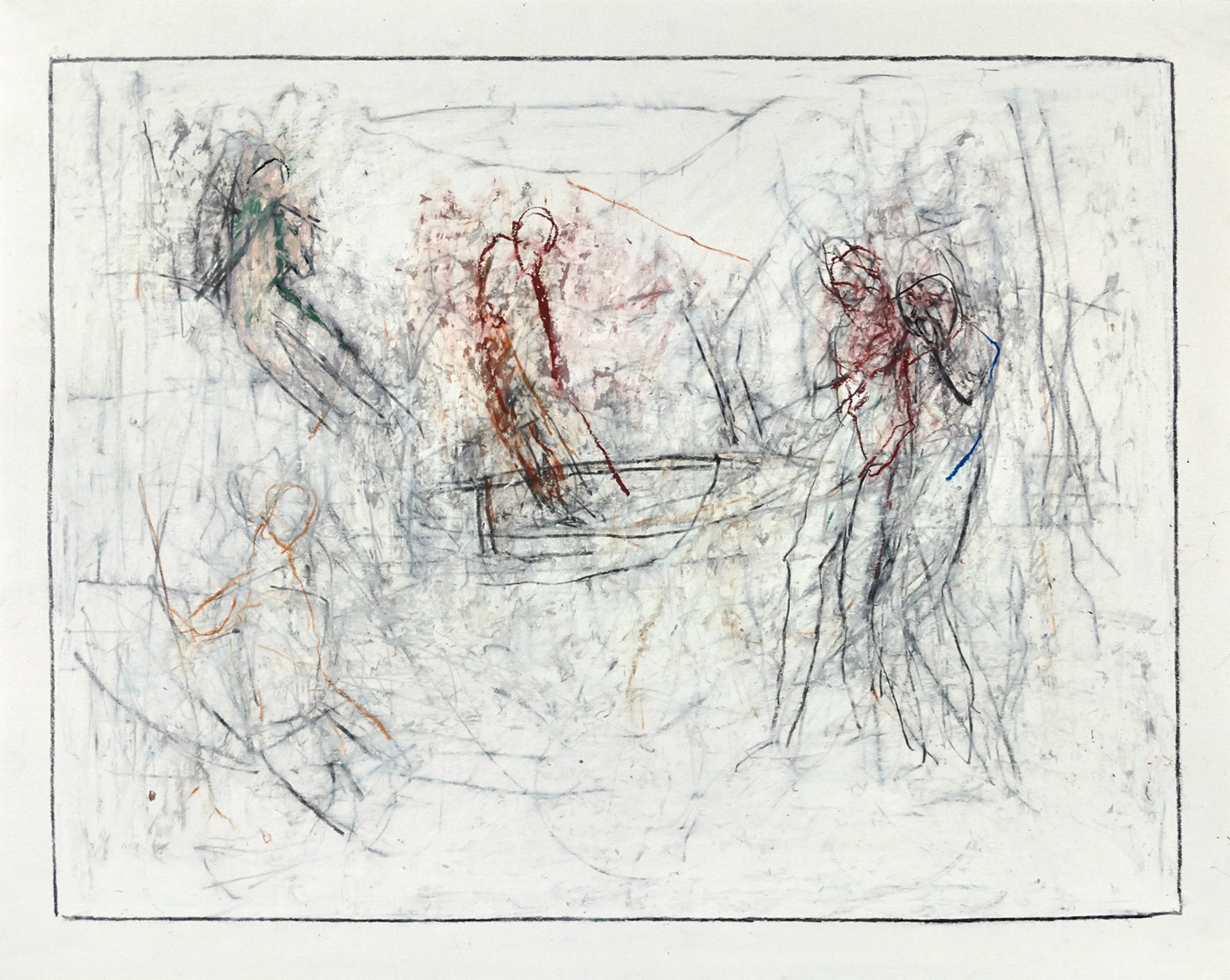 Drawings from Mt Gretna: Adam and Eve Studies by Thaddeus Radell
