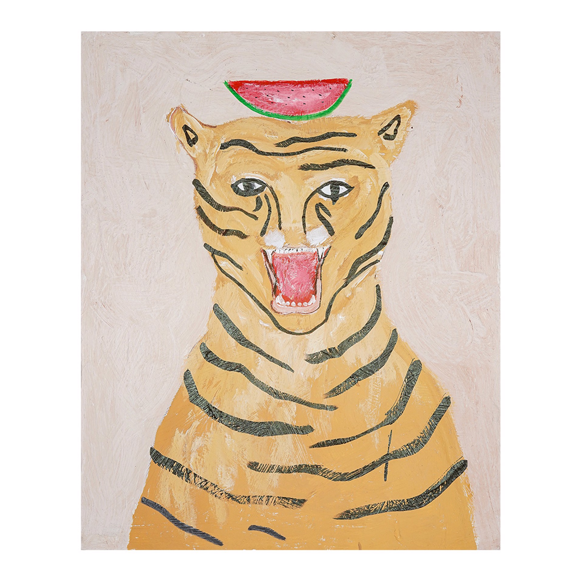 Tiger Sings Watermelon by Riz Riz Rizz