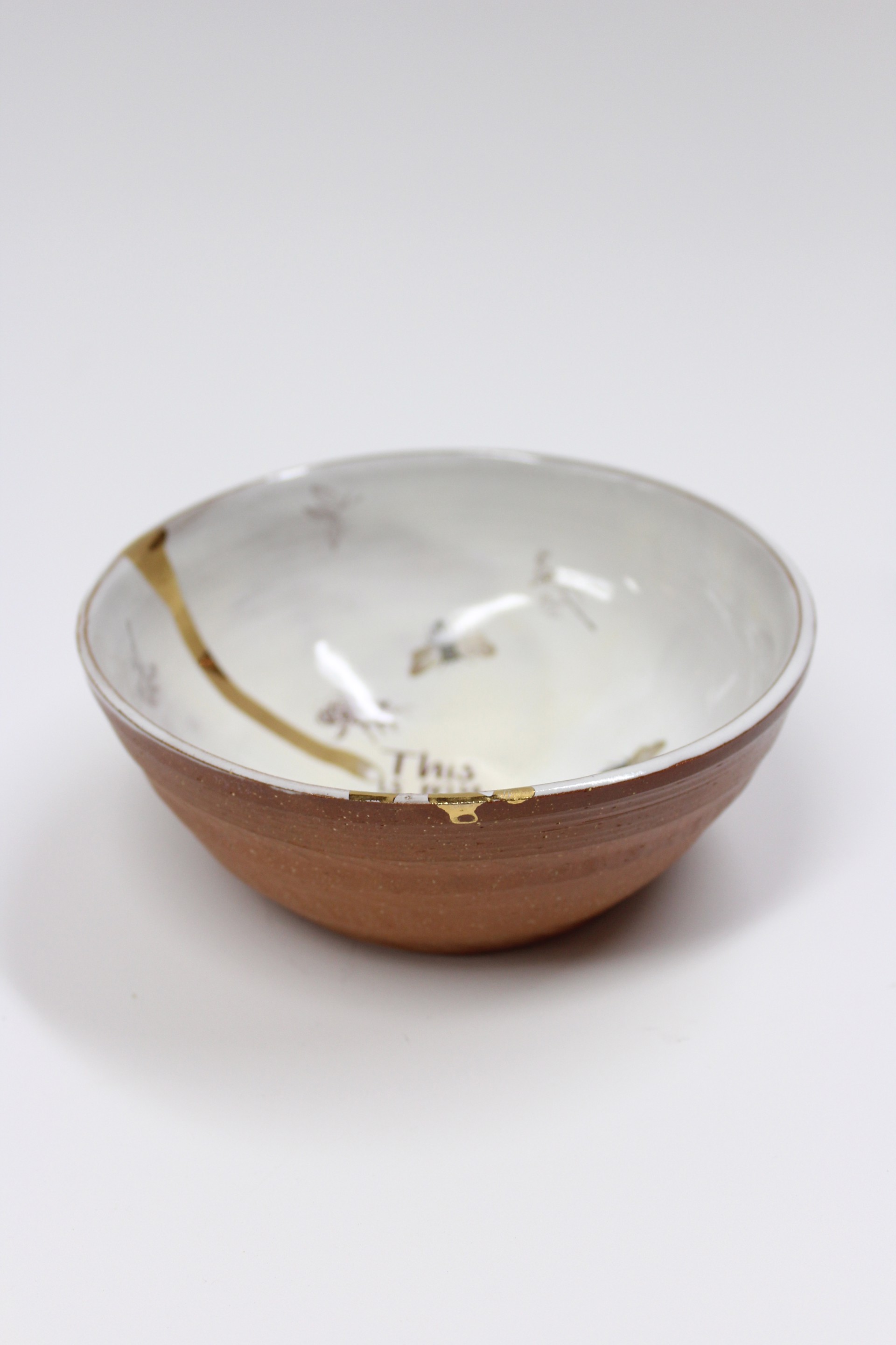 Begging Bowl 4 (happy place) by Therese Knowles