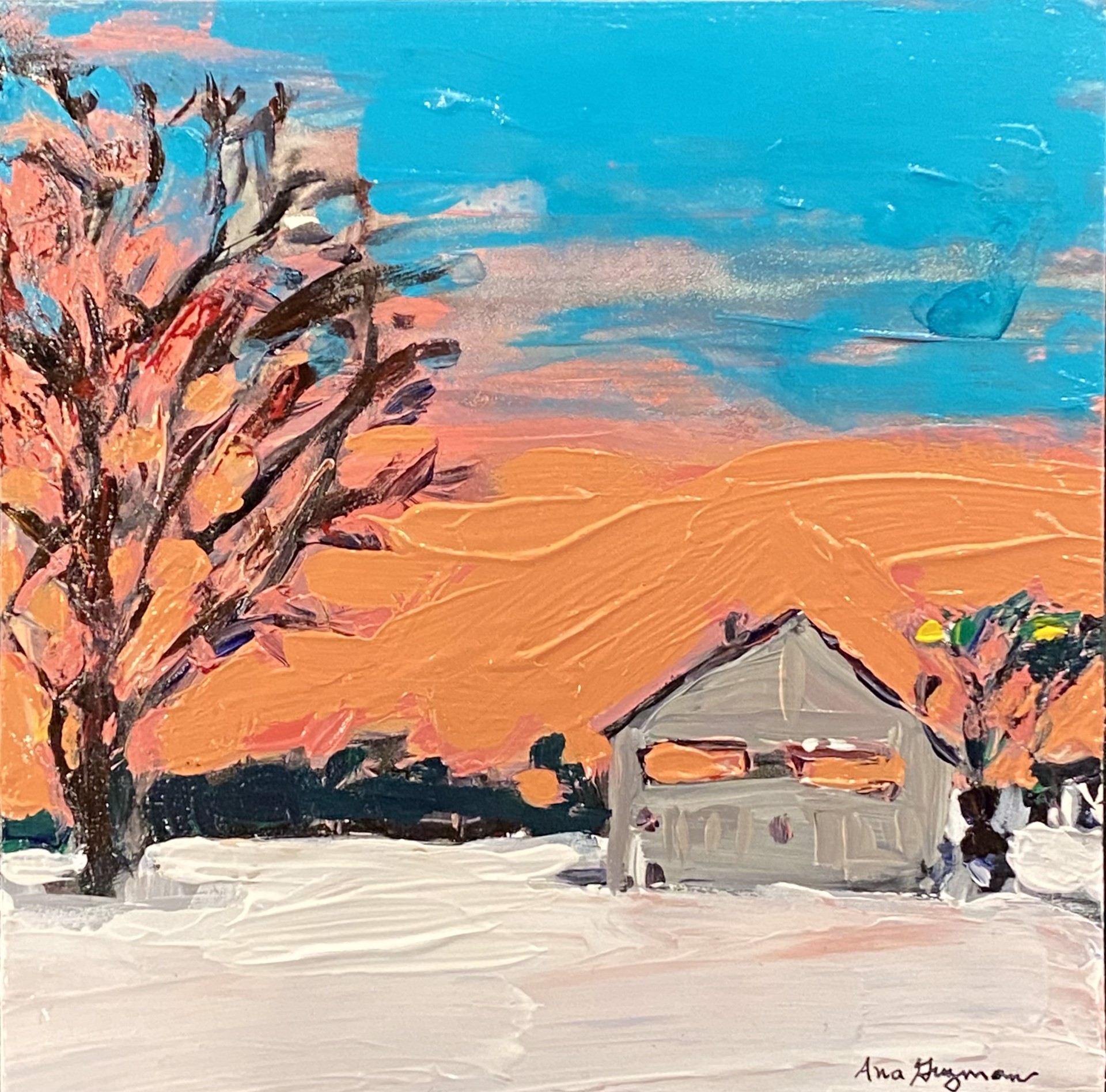 Winter Sunset II by Ana Guzman