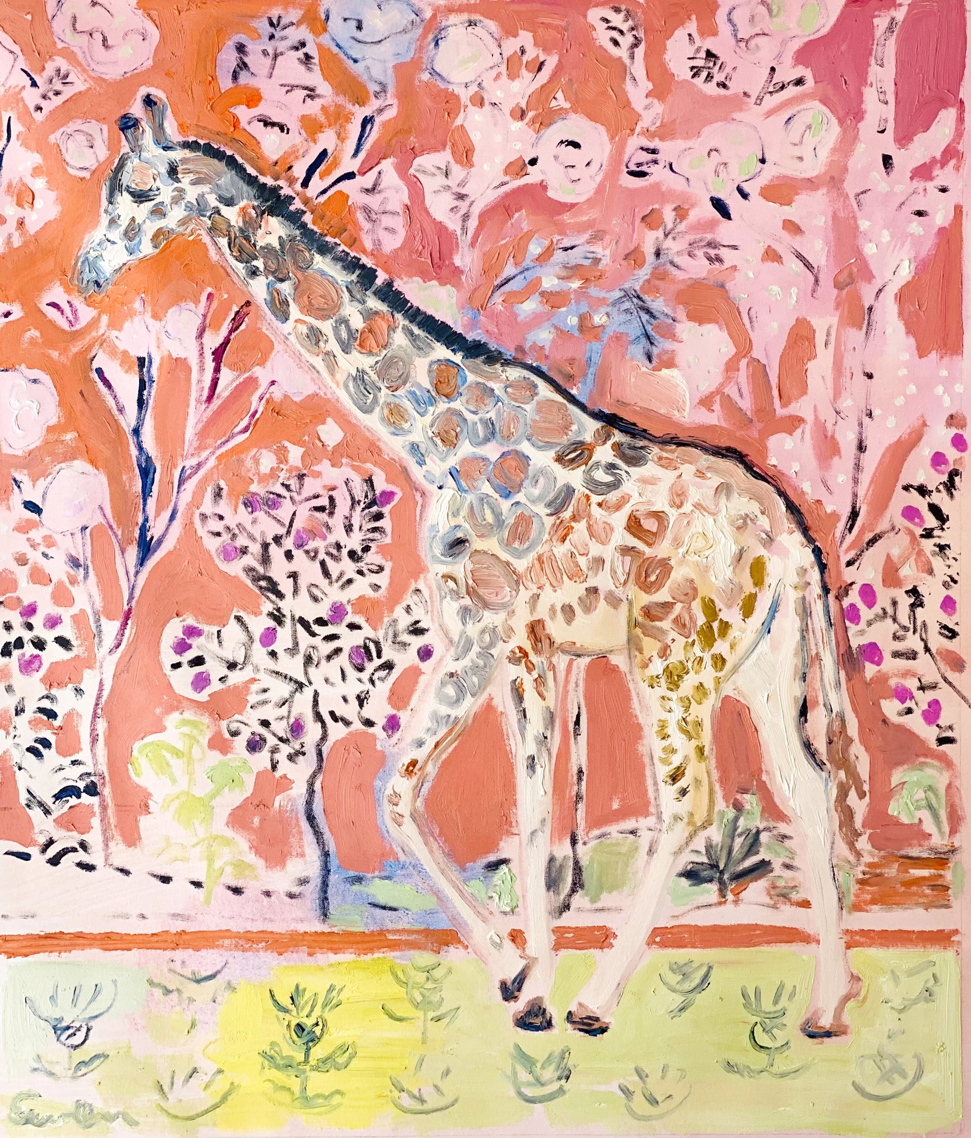 Giraffe by Anne-Louise Ewen
