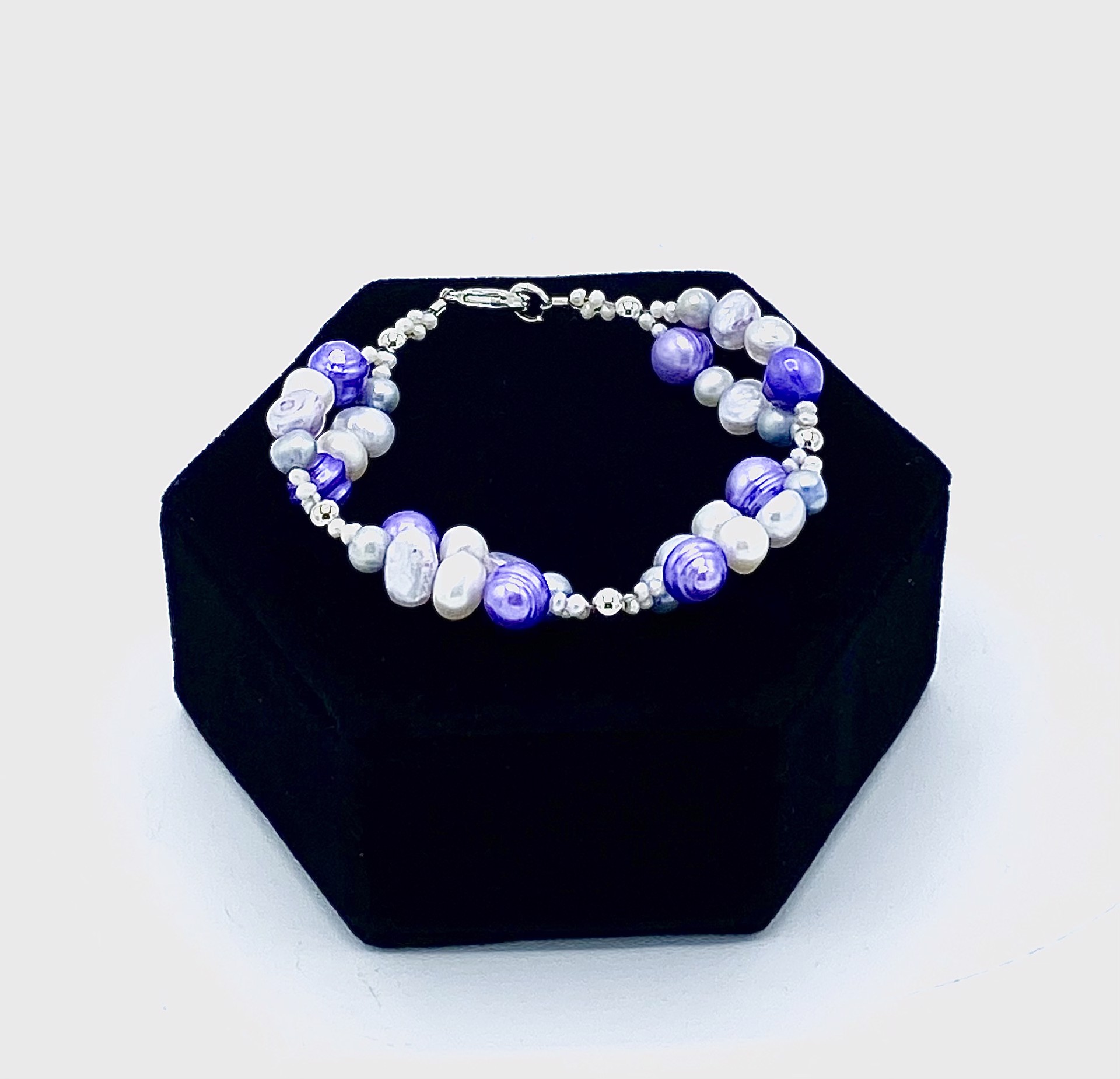 Iris Pearl Bracelet by Patrice Box