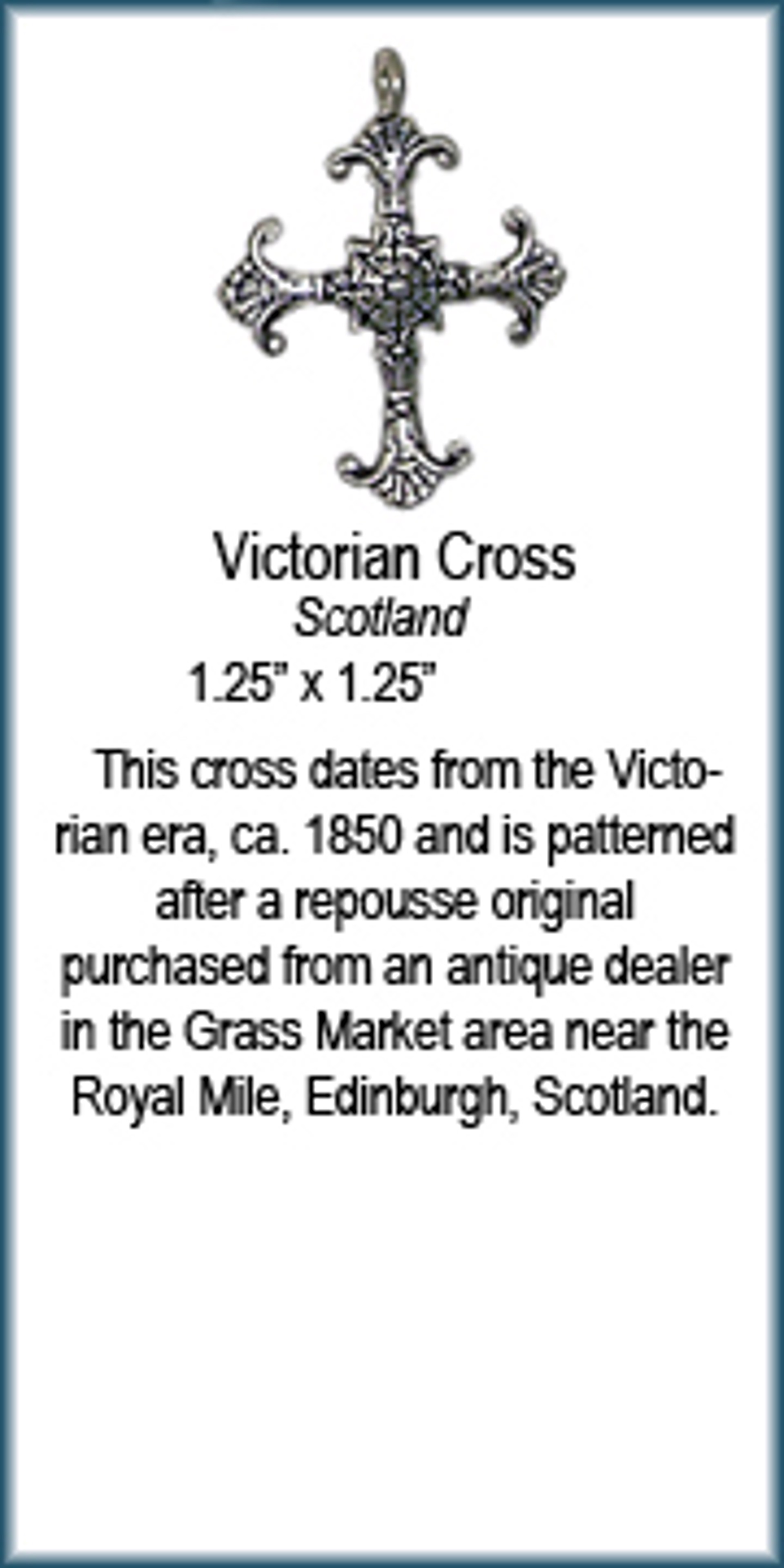 Pendant - Victorian Cross - 8927 by Deanne McKeown