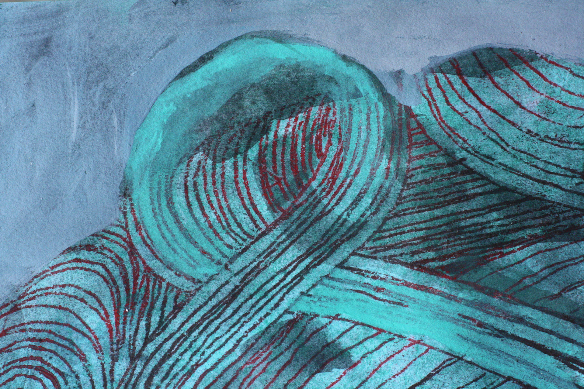 Untitled (green snake) by Matt Christy