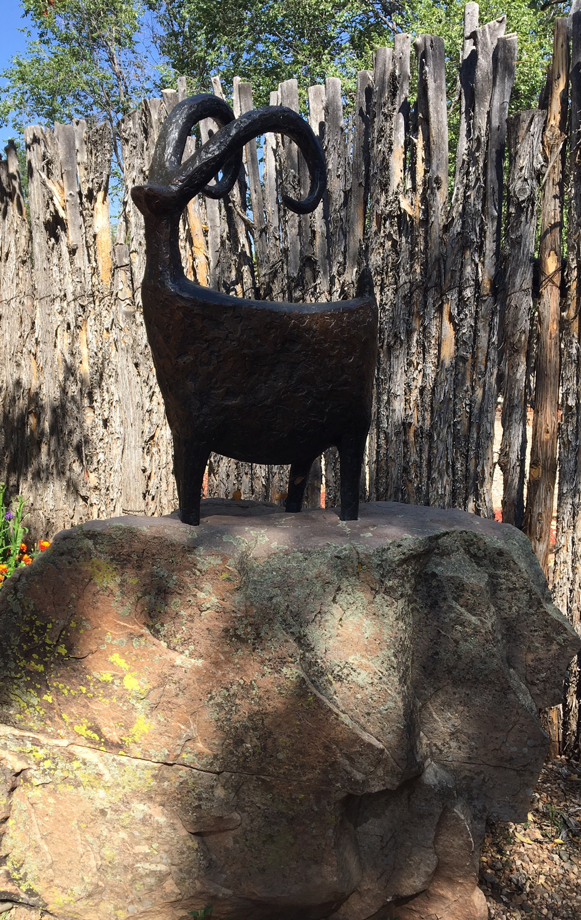 THE GUARDIAN SHEEP  - Bronze Sculpture $11,500 by Jill Shwaiko