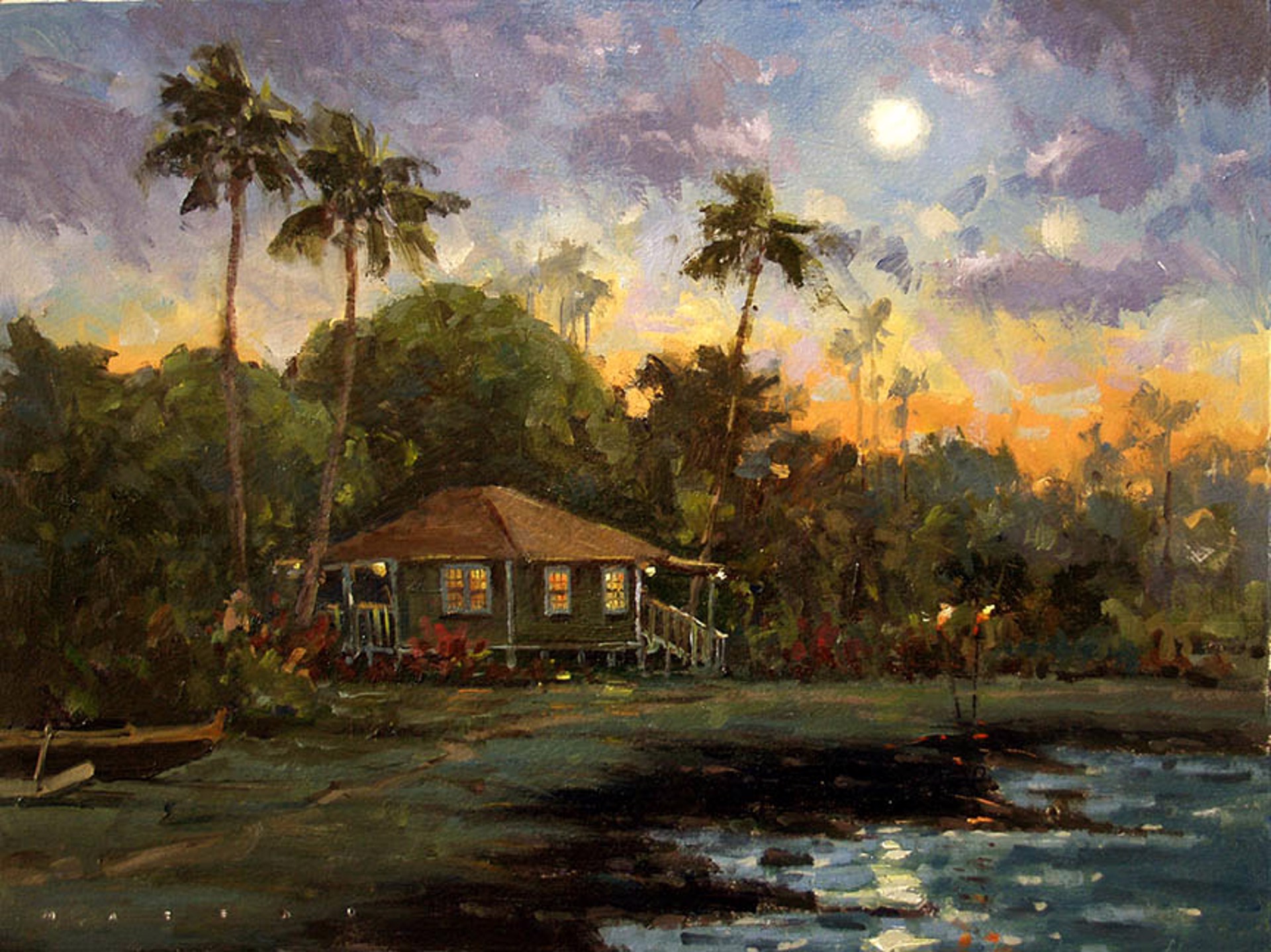 Hawaii Winter Nights - SOLD by Commission Possibilities / Previously Sold ZX