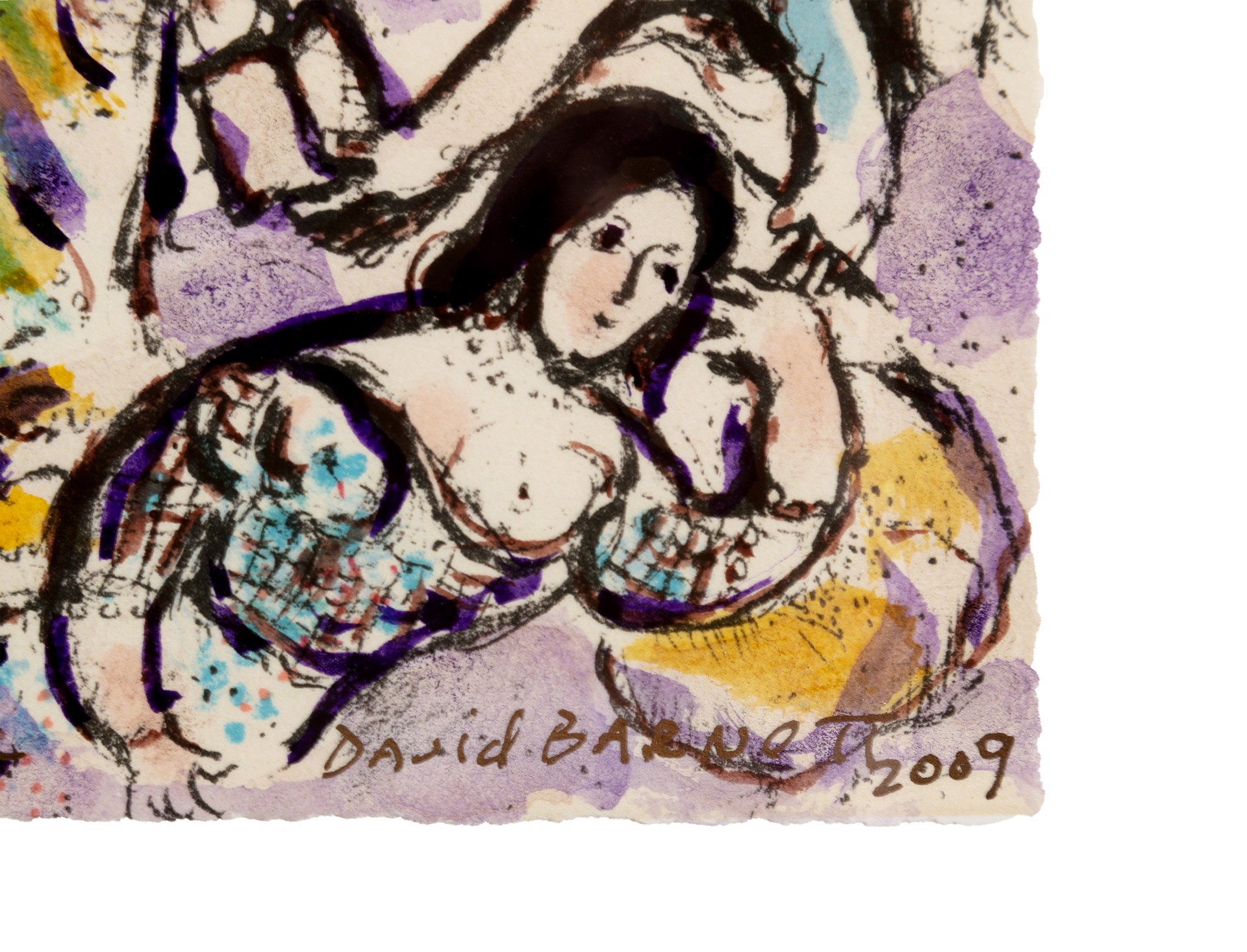 Homage to Marc Chagall: The Anemones, M730 by David Barnett