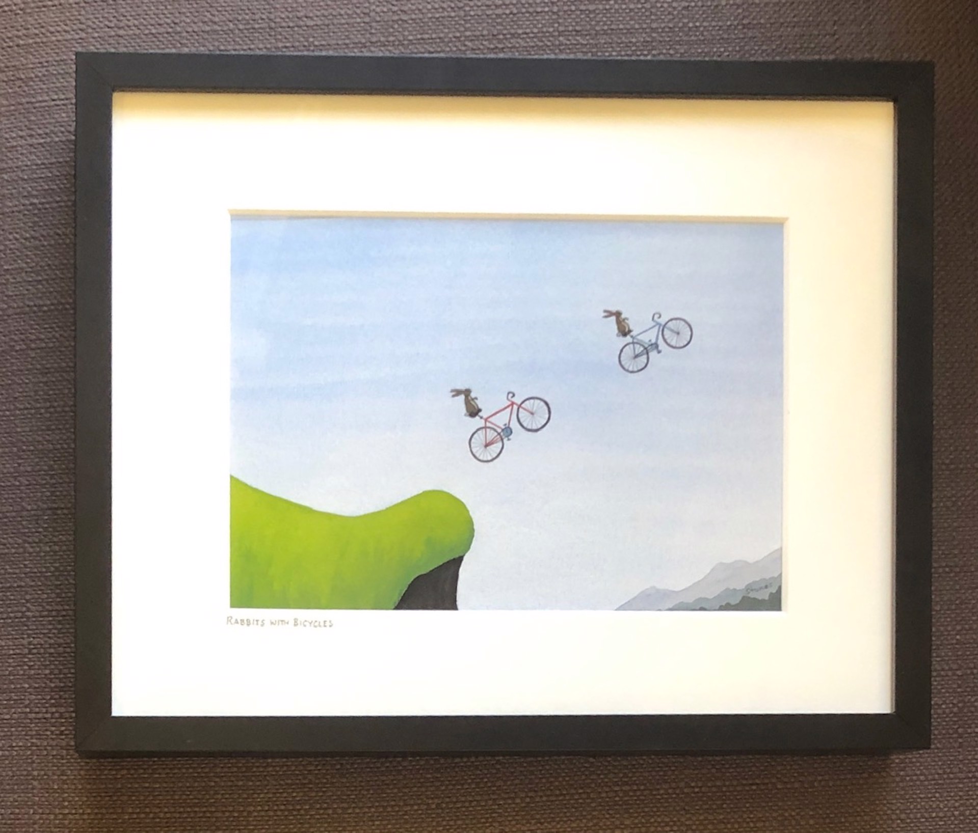 Rabbits With Bicycles by Greg Stones
