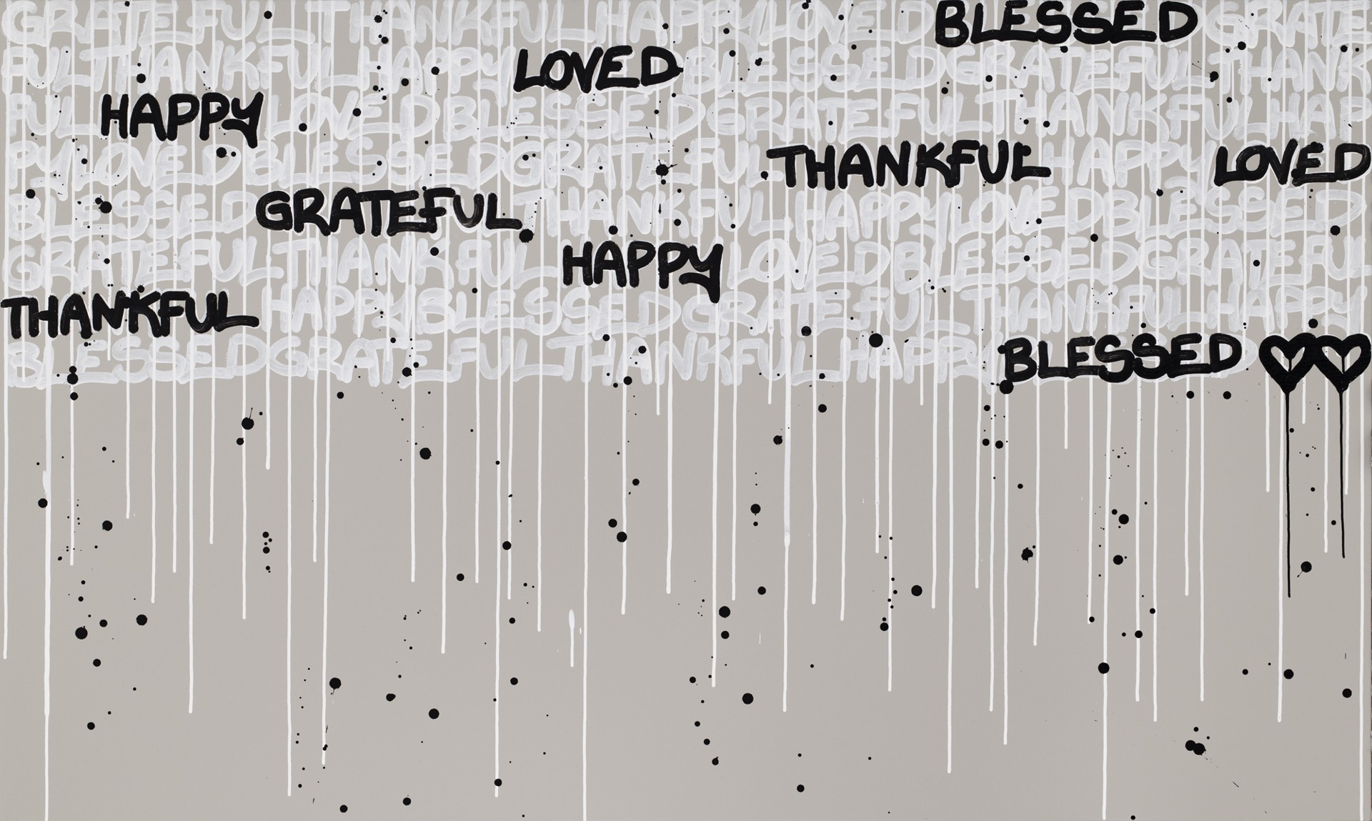 Blessed, Happy and Grateful by Amber Goldhammer