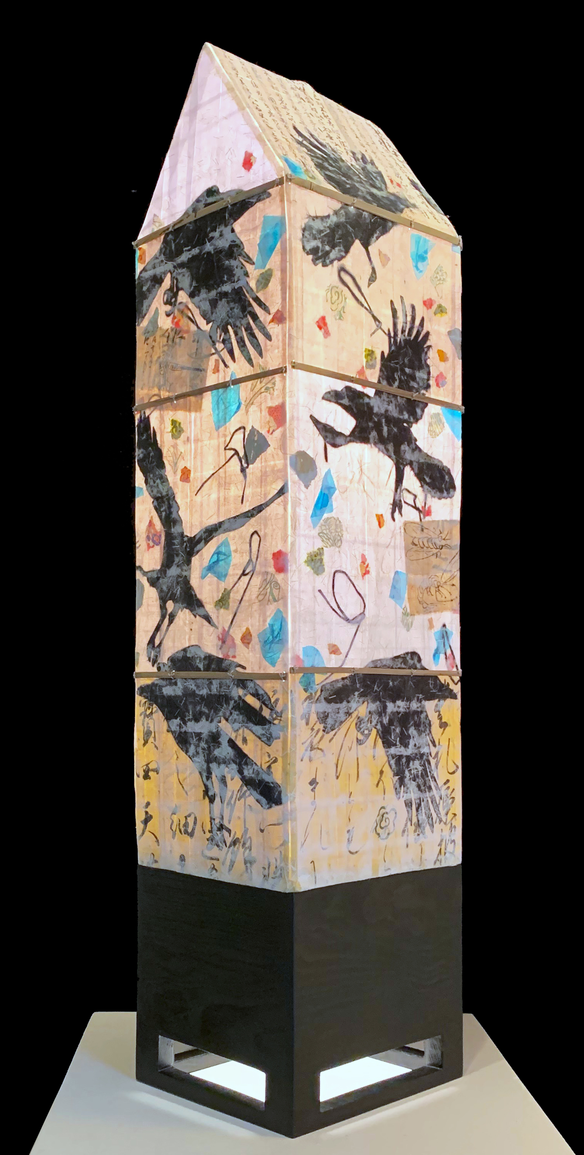 Dancing Crow Spirit House by Elaine Hanowell