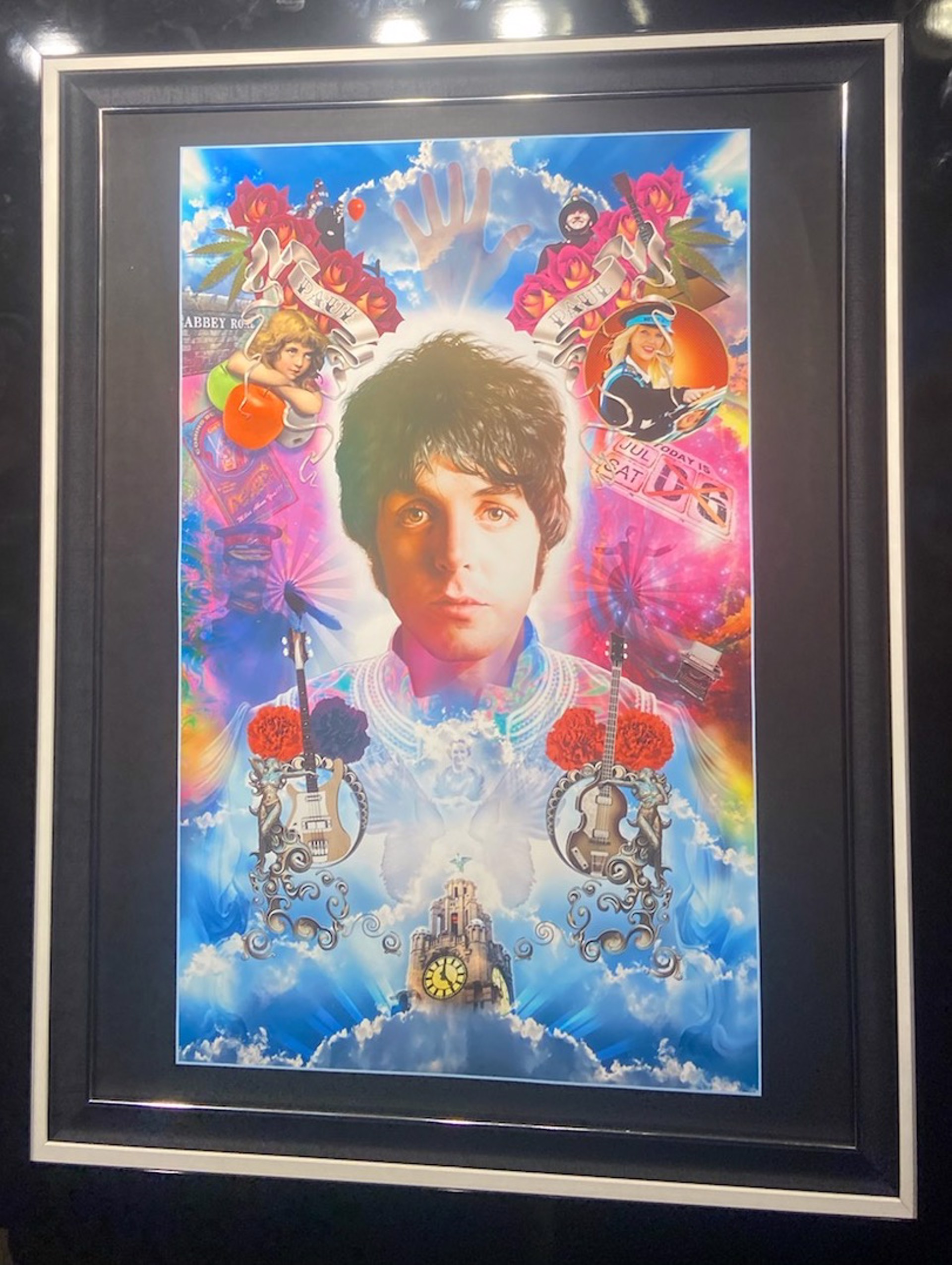 Kaleidoscope Paul by Shannon The World's Greatest Beatles Artist