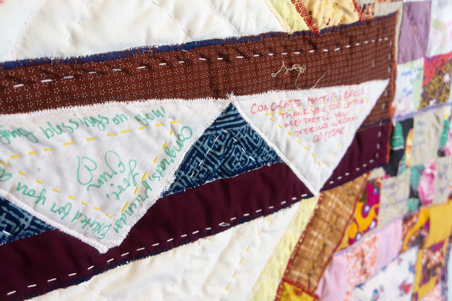 Intertwined (Wedding Quilt) by Hattie Lee Mendoza