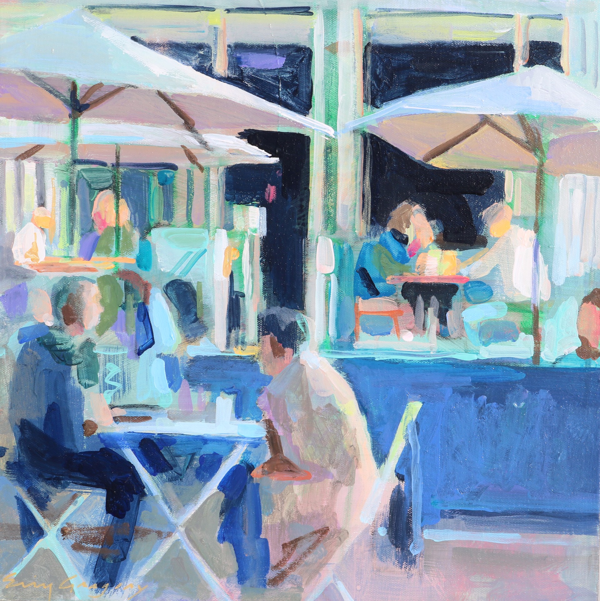 Lunch with Friends 1 by Erin Gregory