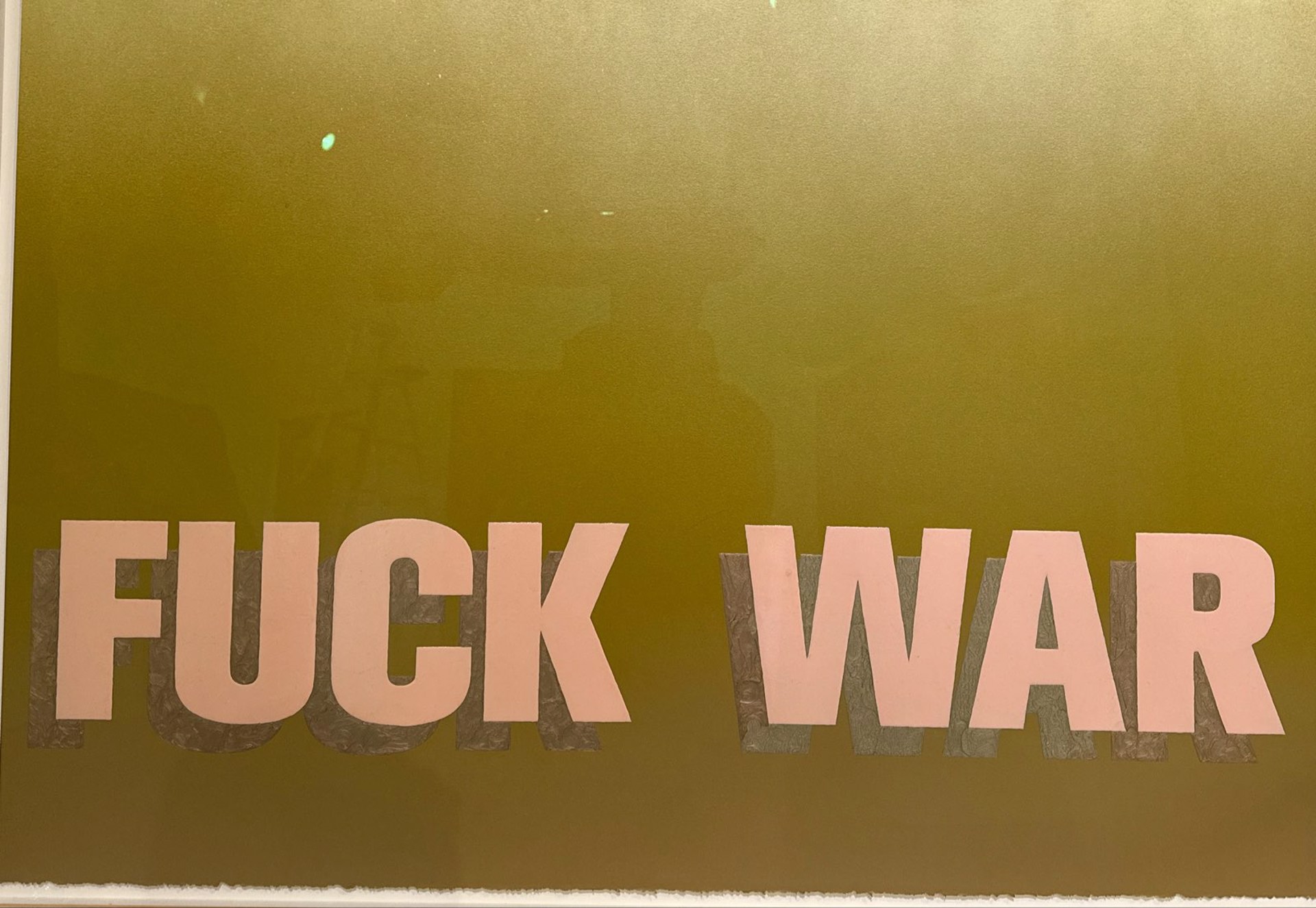 Fuck War by Paul Rusconi