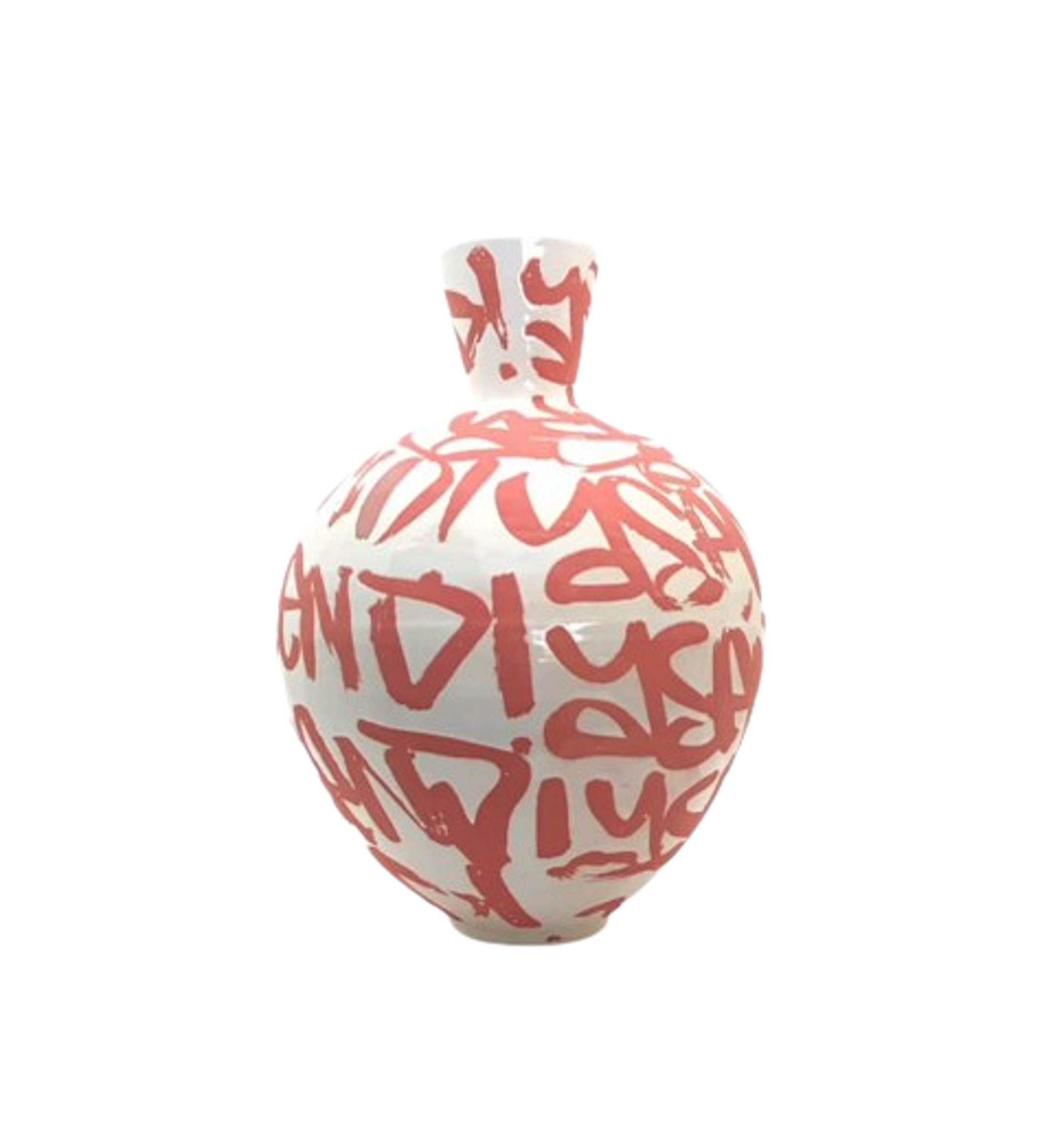 Pink Graffiti Vase by Adam Russell