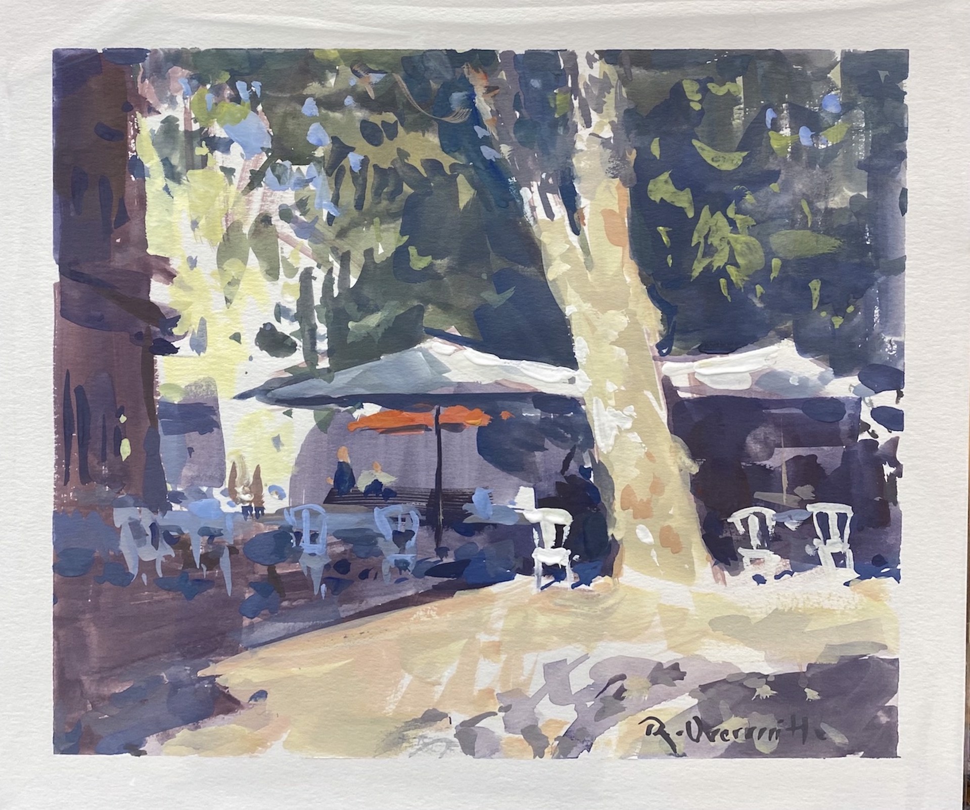Arles Cafe by Richard Oversmith