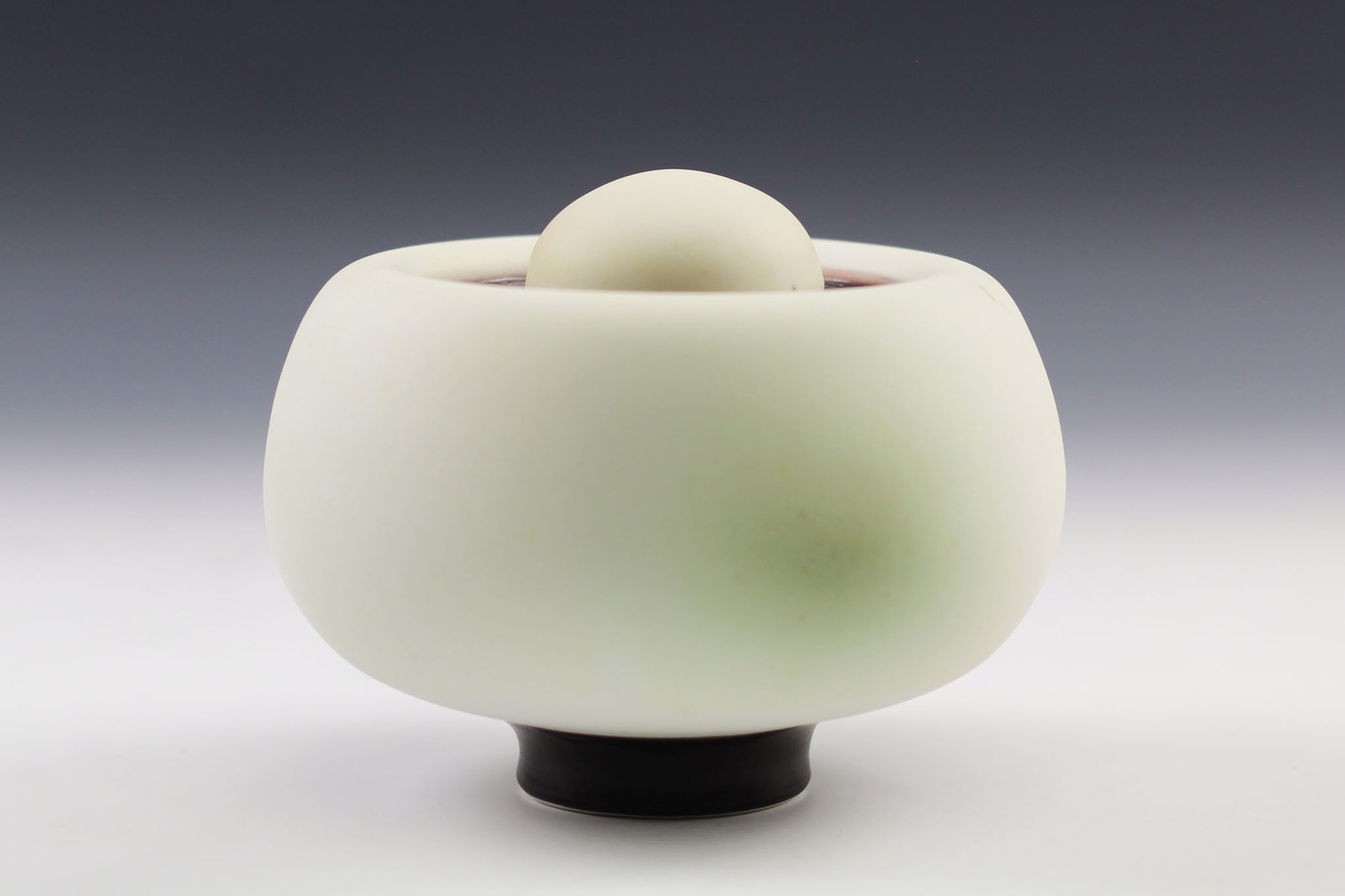 White Bulb Lid Jar by Charlie Olson