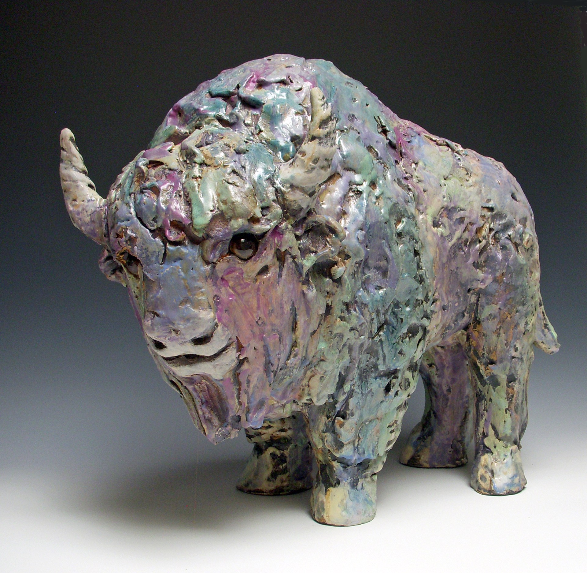 Morwenna (the bison) by Kari Rives
