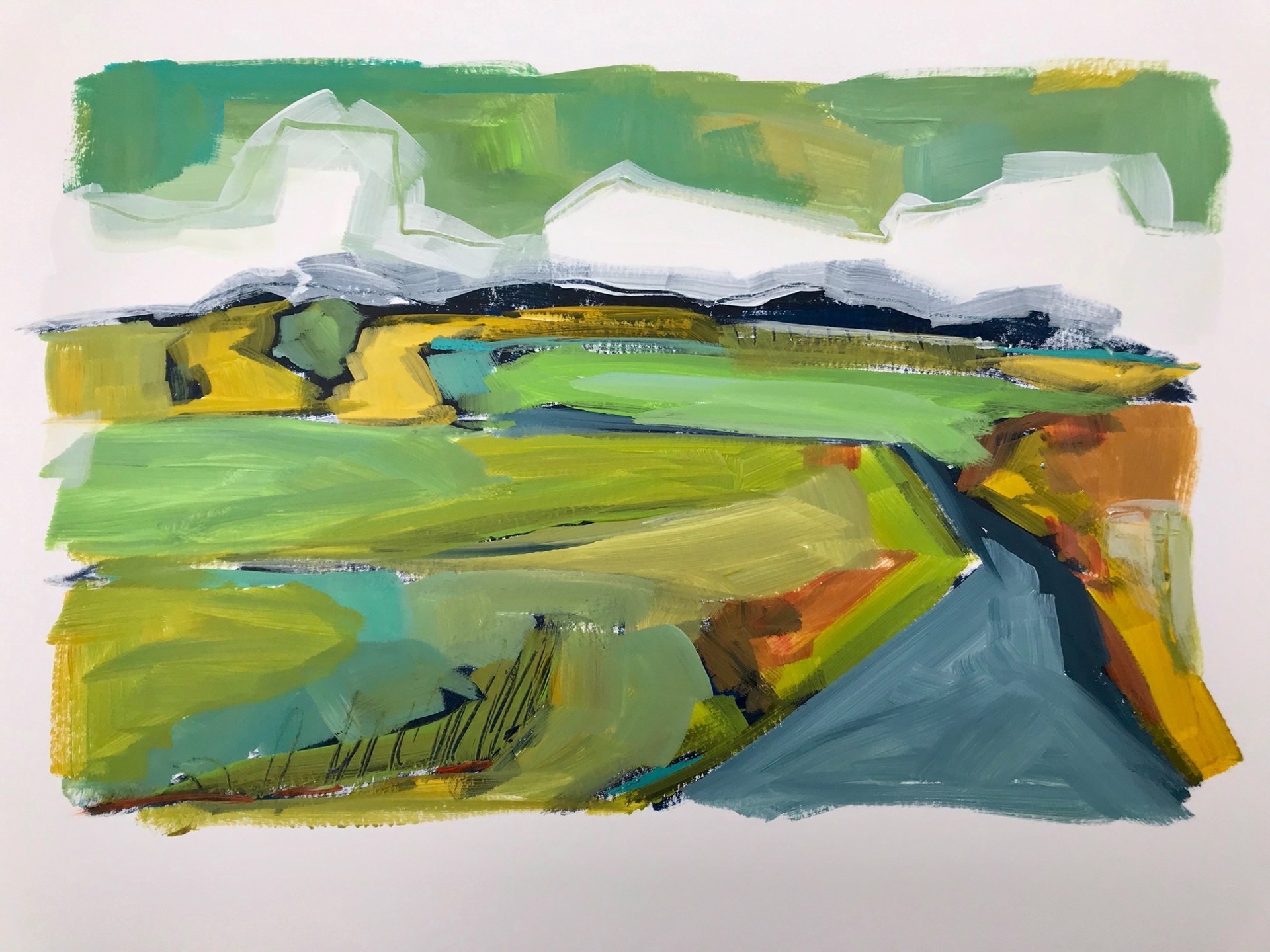 Creek along the Skelligs Ring by Rachael Van Dyke