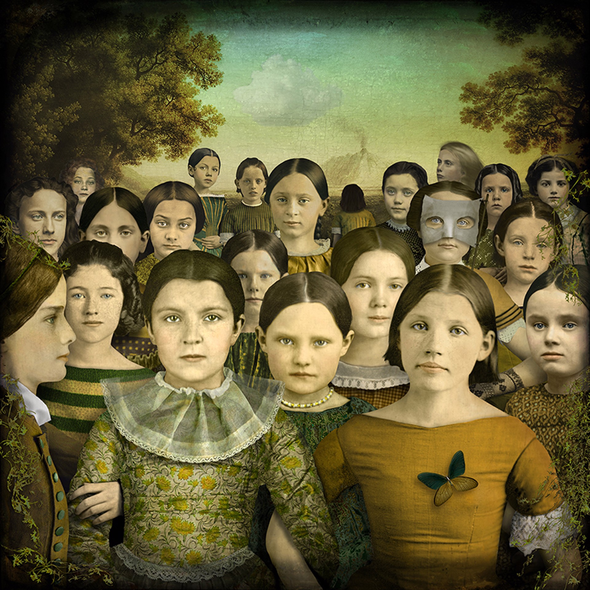 The girls (15 x 15) by Maggie Taylor