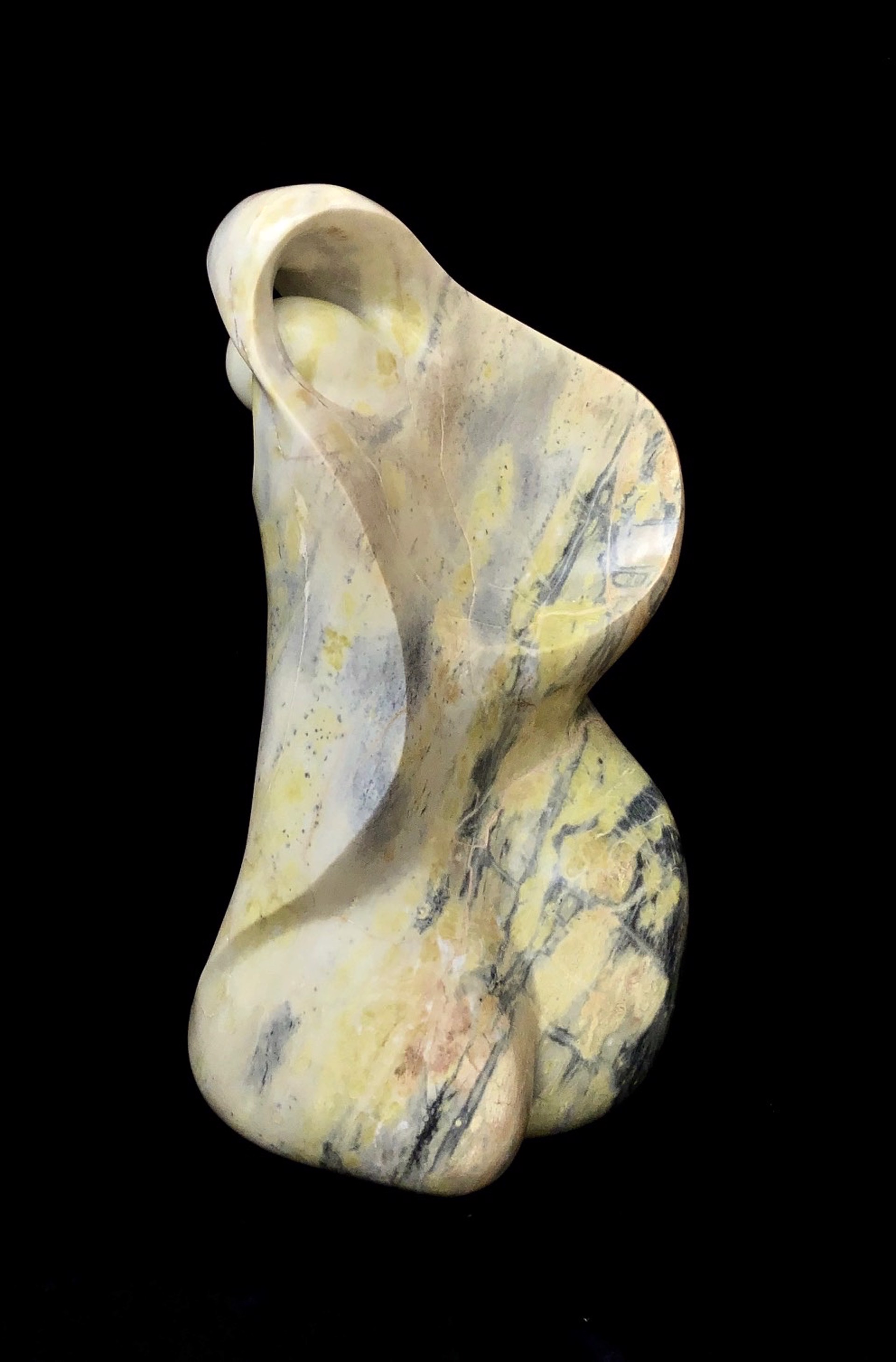 Into The Flow (Green & Yellow Marble) by Steve Turnbull