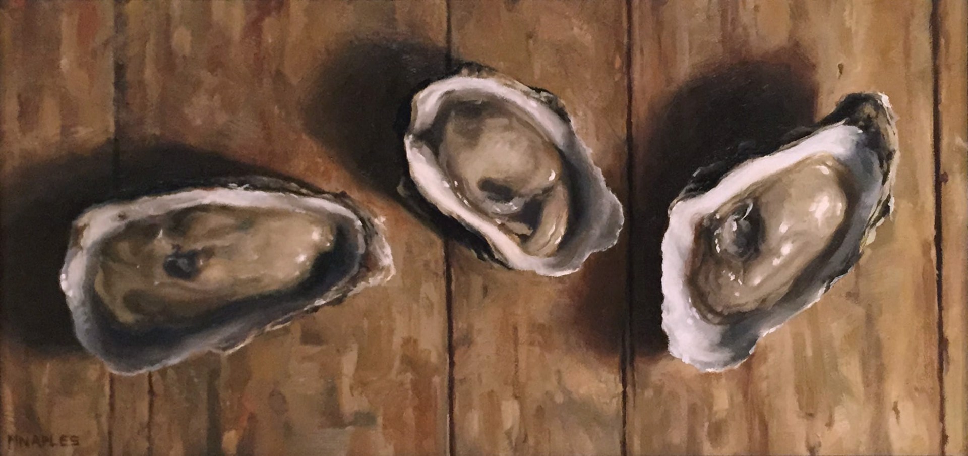 Three Oysters by Michael Naples