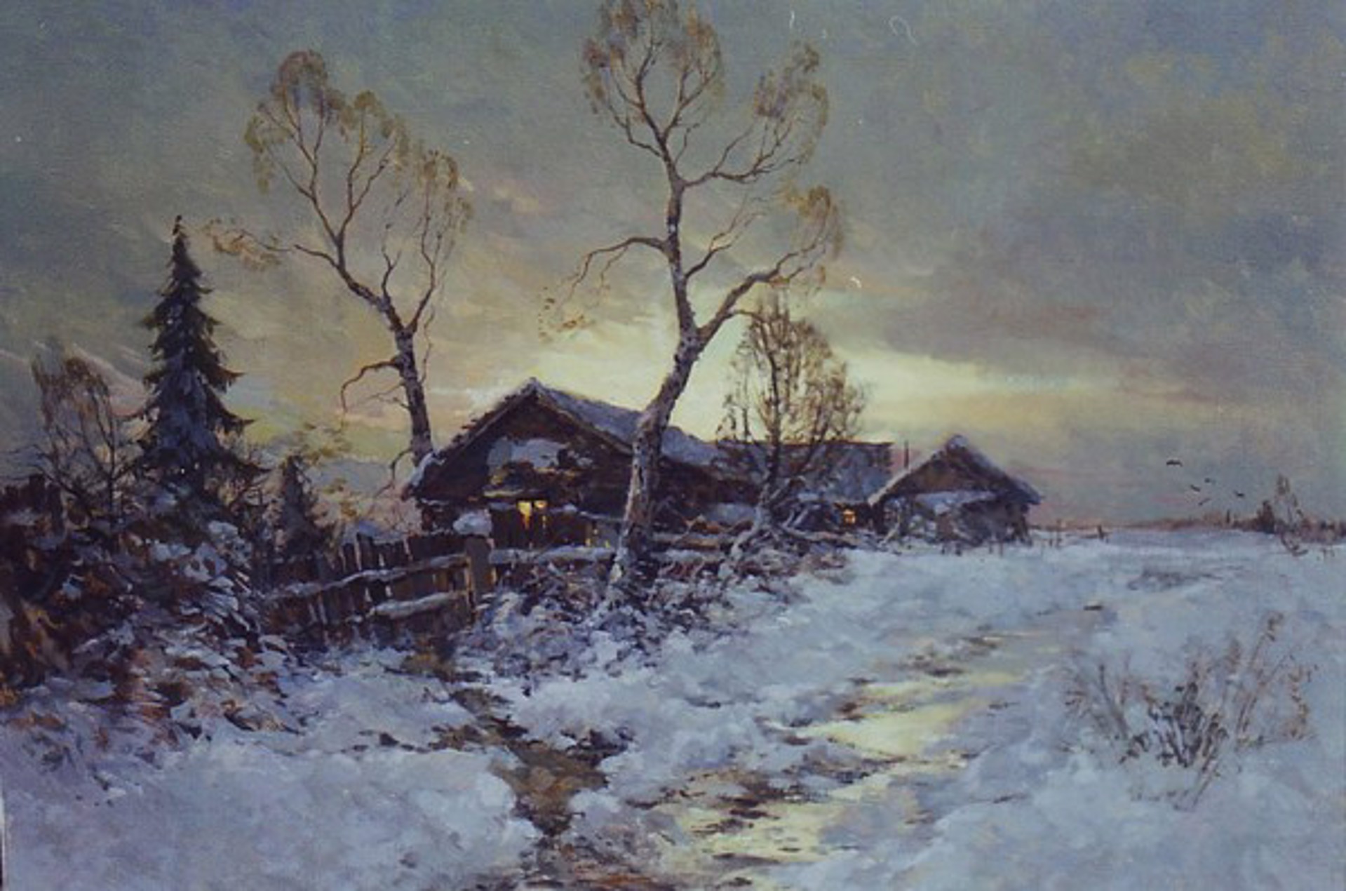 Frosty Evening by Alexander Kremer