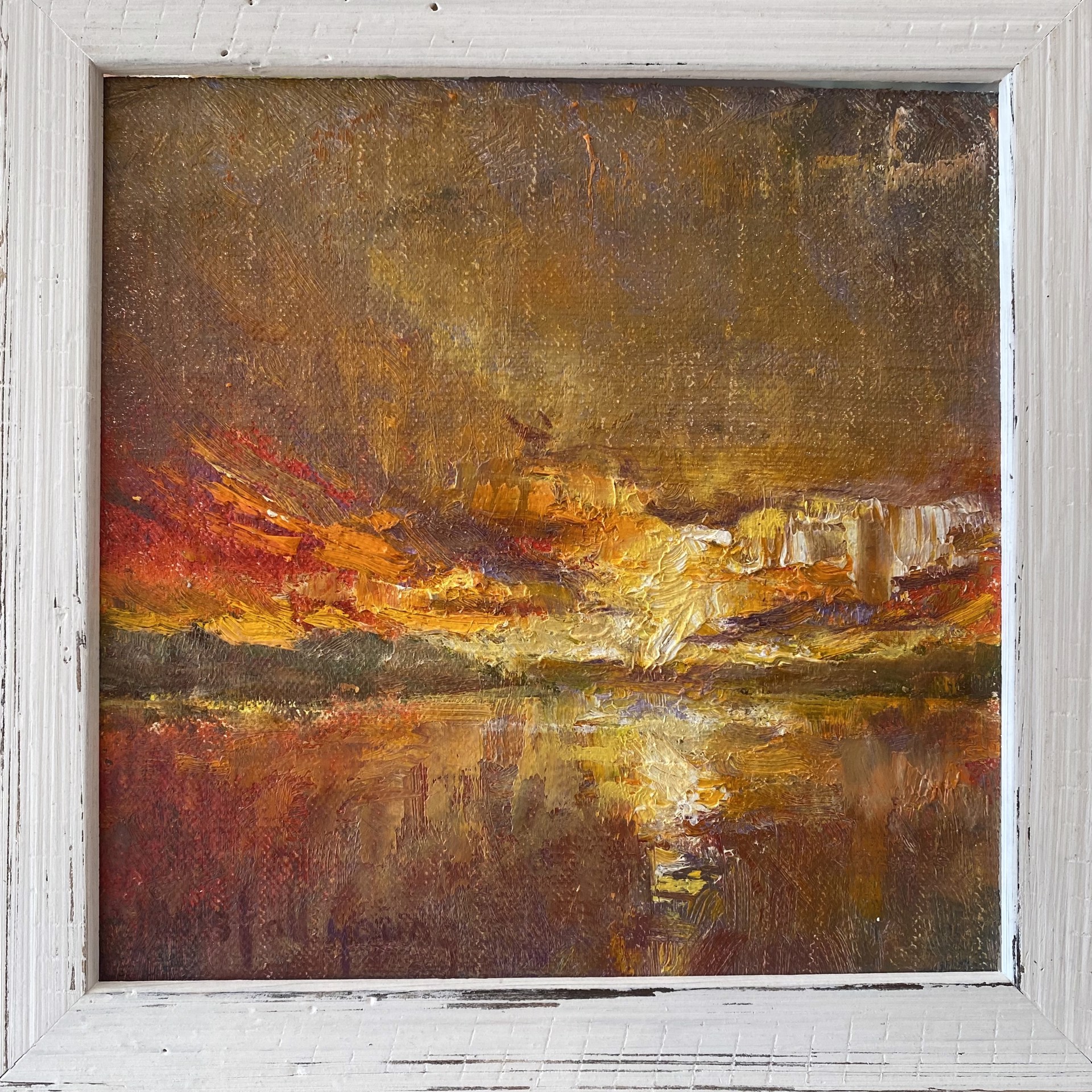 Orange Sunset (L601) by Joan Horsfall Young