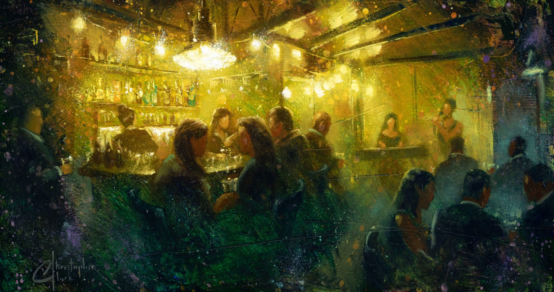 Milan Bar by Christopher Clark