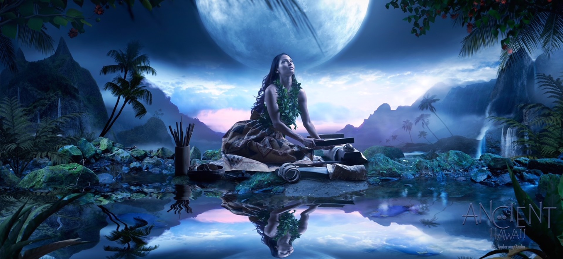 KAPA MOON - Mahealani by Ancient Hawaii