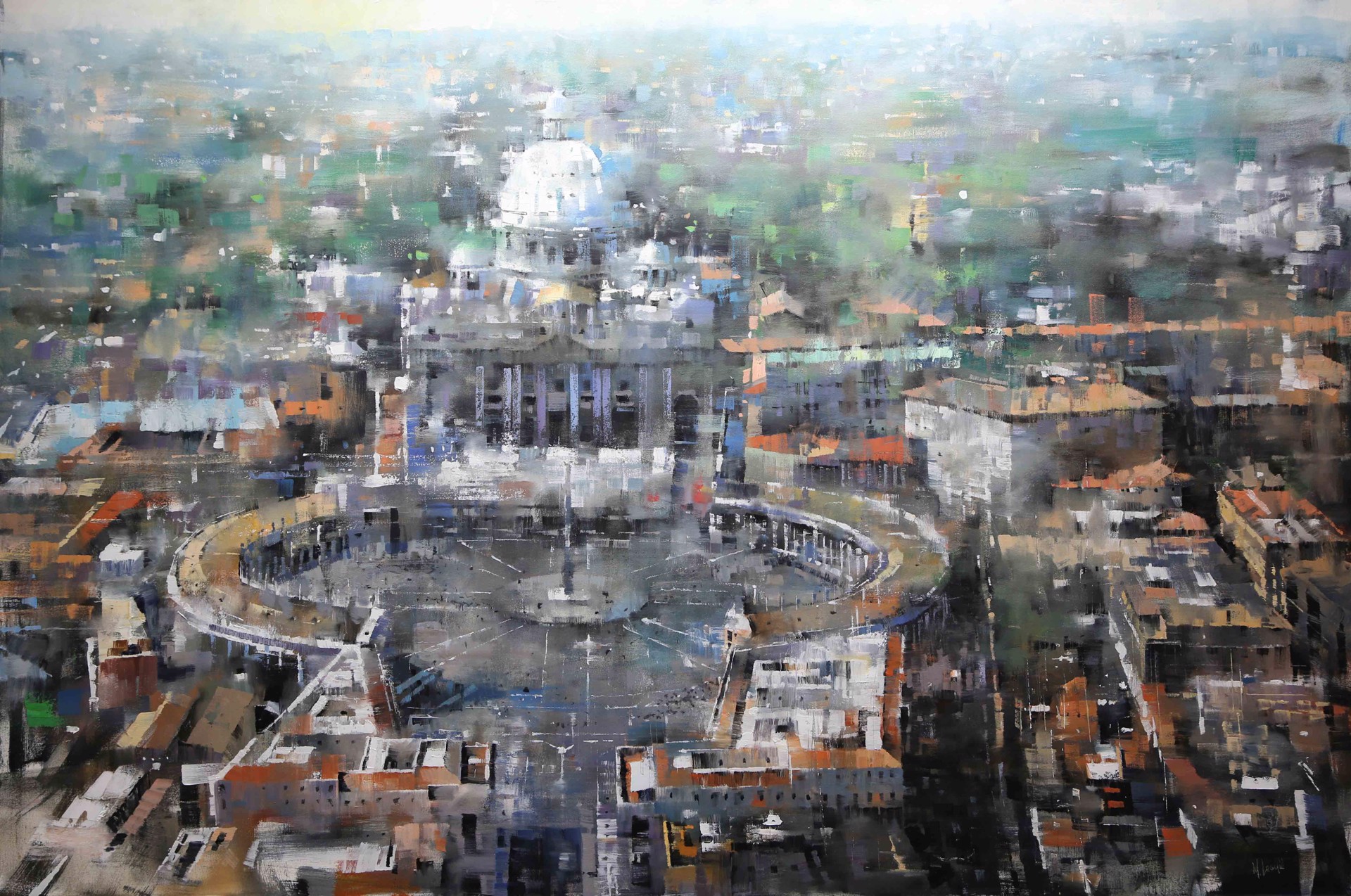 Over Vatican City by MARK LAGUE