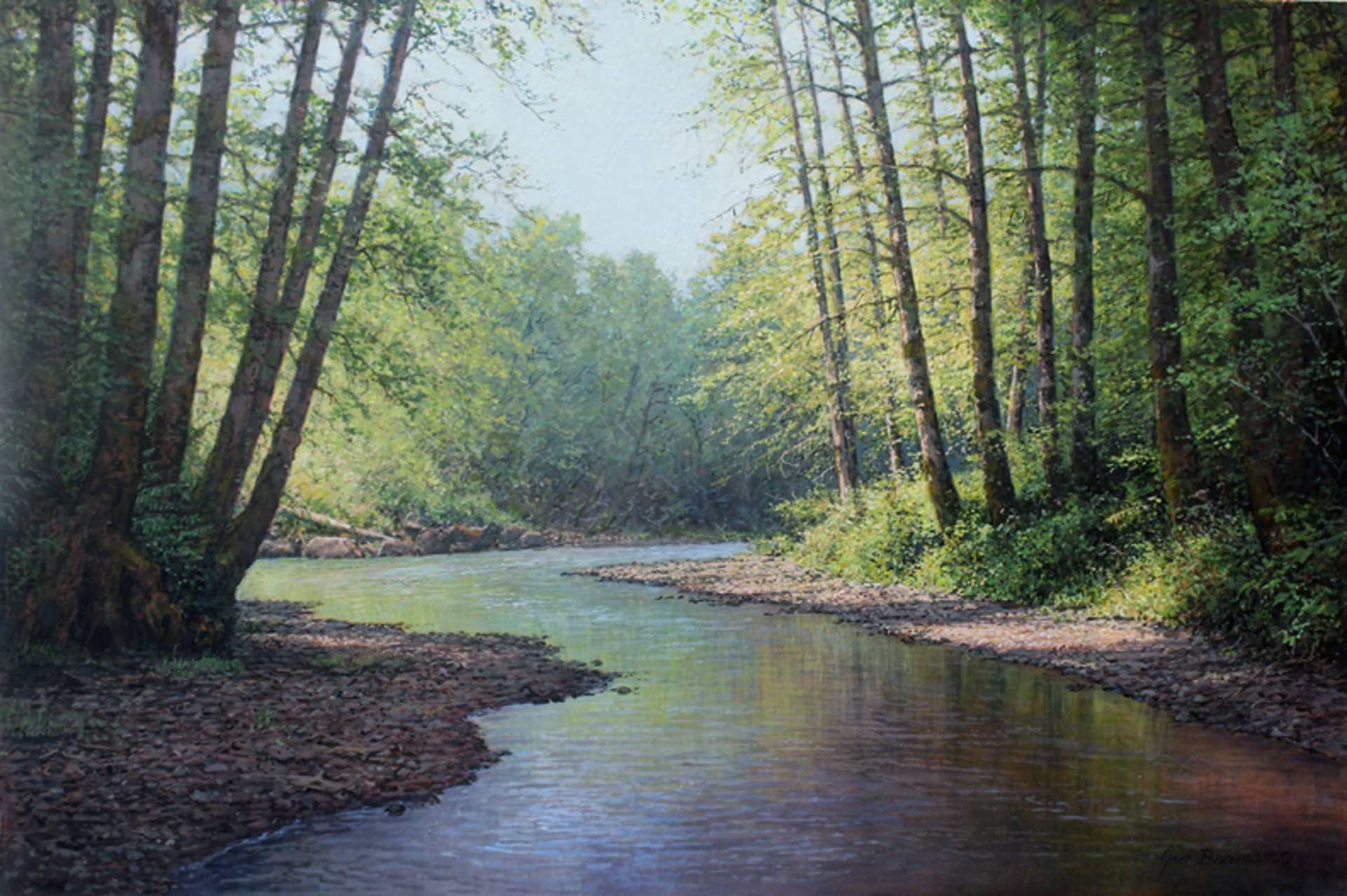 Creek in Summer by John Paul Braman