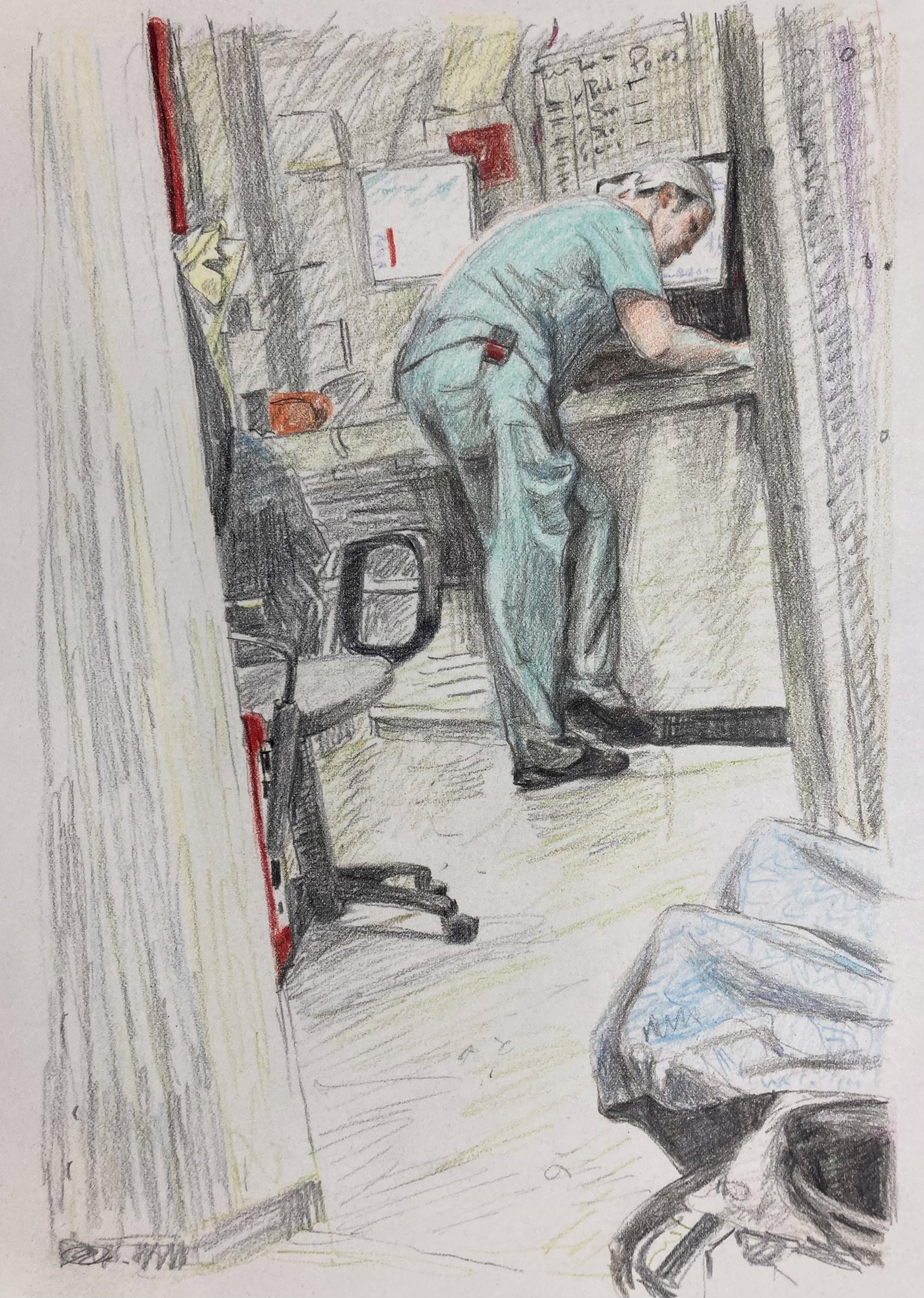 Hospital Worker #3 by Eilis Crean
