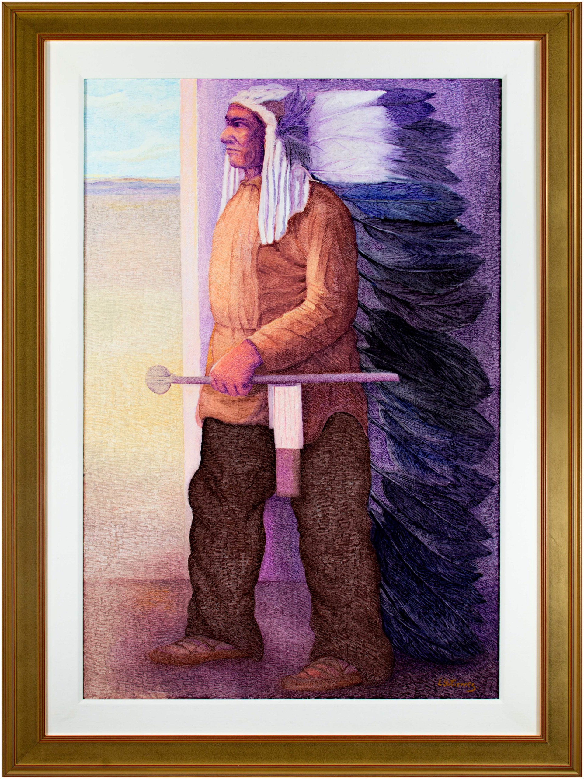 Sitting Bull, Dakota by Ernesto Gutierrez